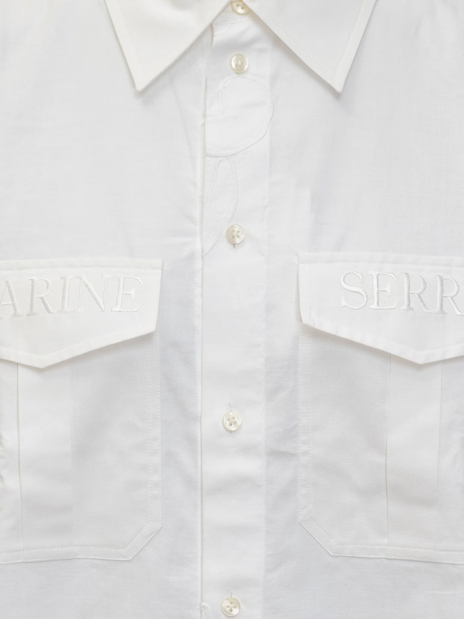 Marine Serre Classic Cotton Shirt - SS25 Release - Image 4