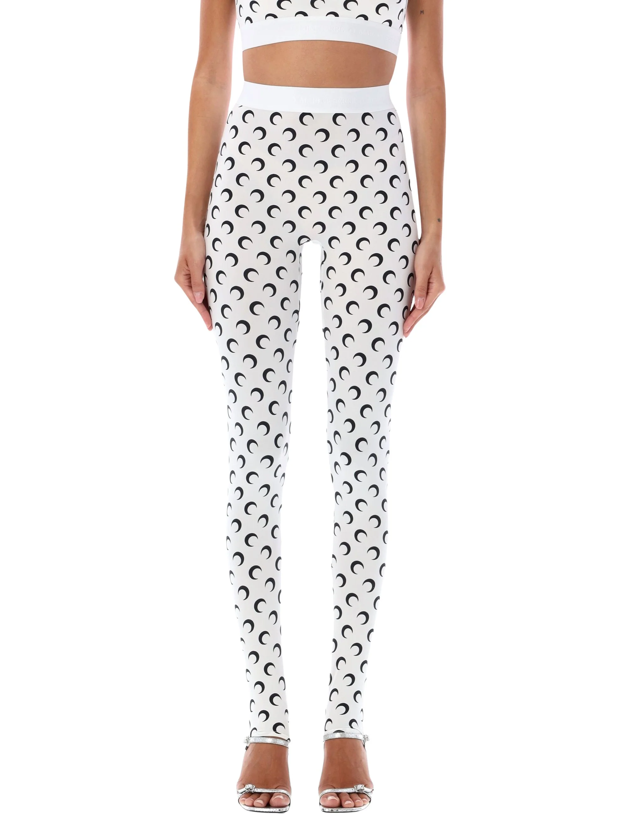 Marine Serre High-Rise Moon Print Leggings - Size S