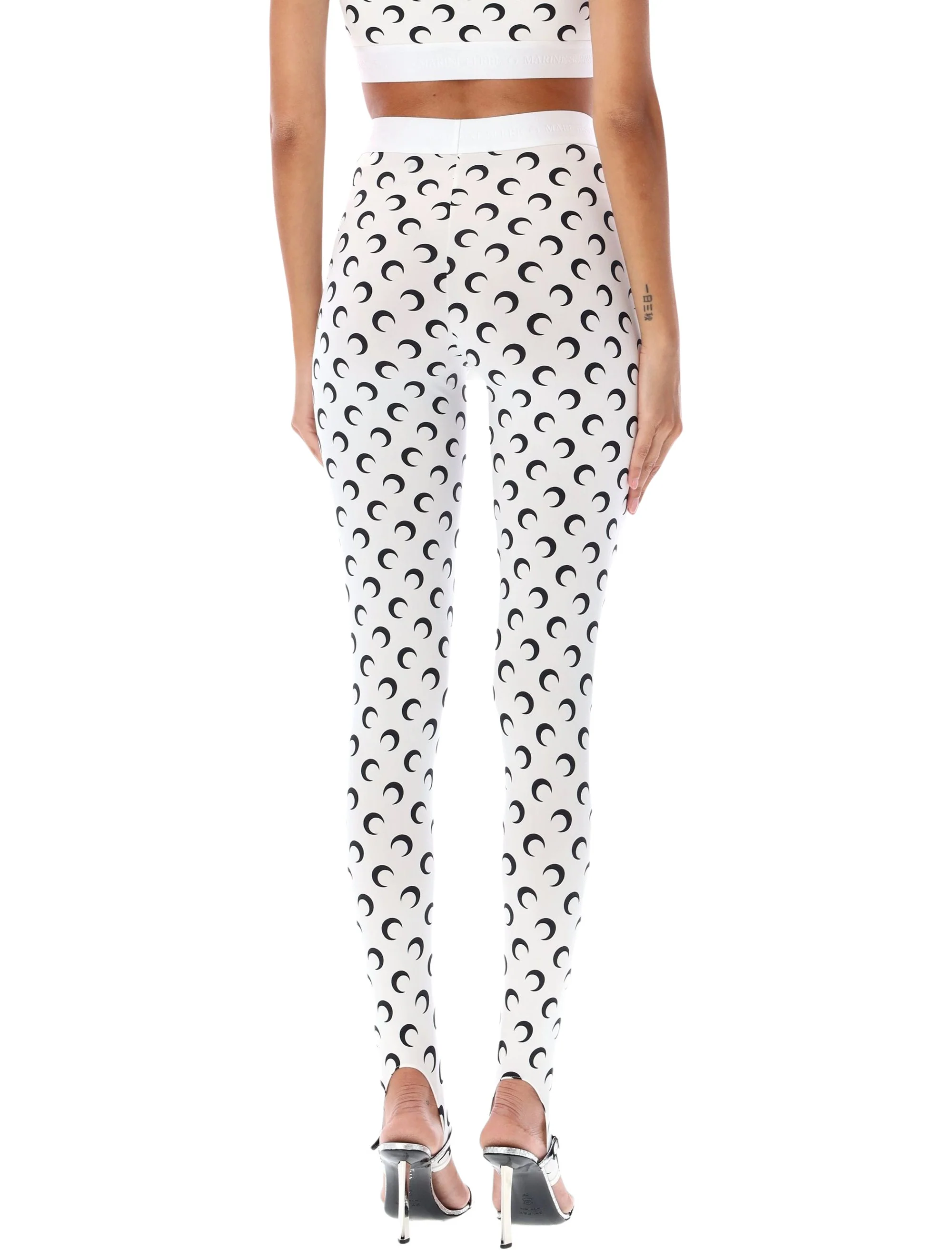 Marine Serre High-Rise Moon Print Leggings - Size S - Image 2