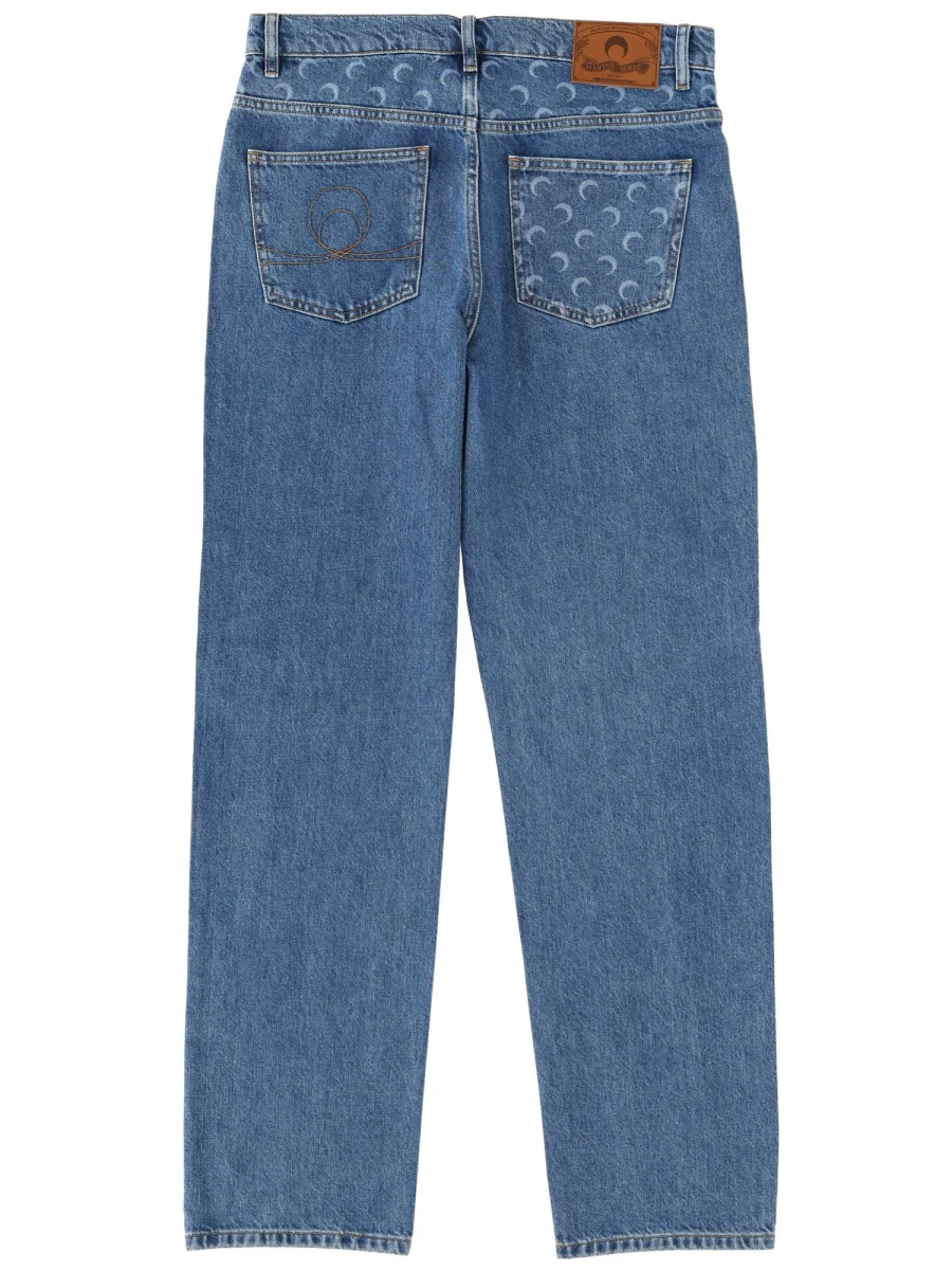 MARINE SERRE Moon Laser Straight Jeans - Image 2
