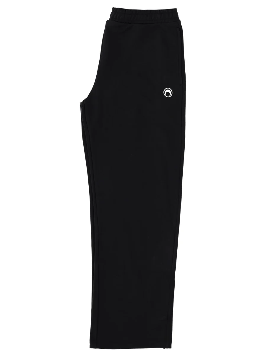 MARINE SERRE Moon Logo Fleece Sweatpants - Image 6