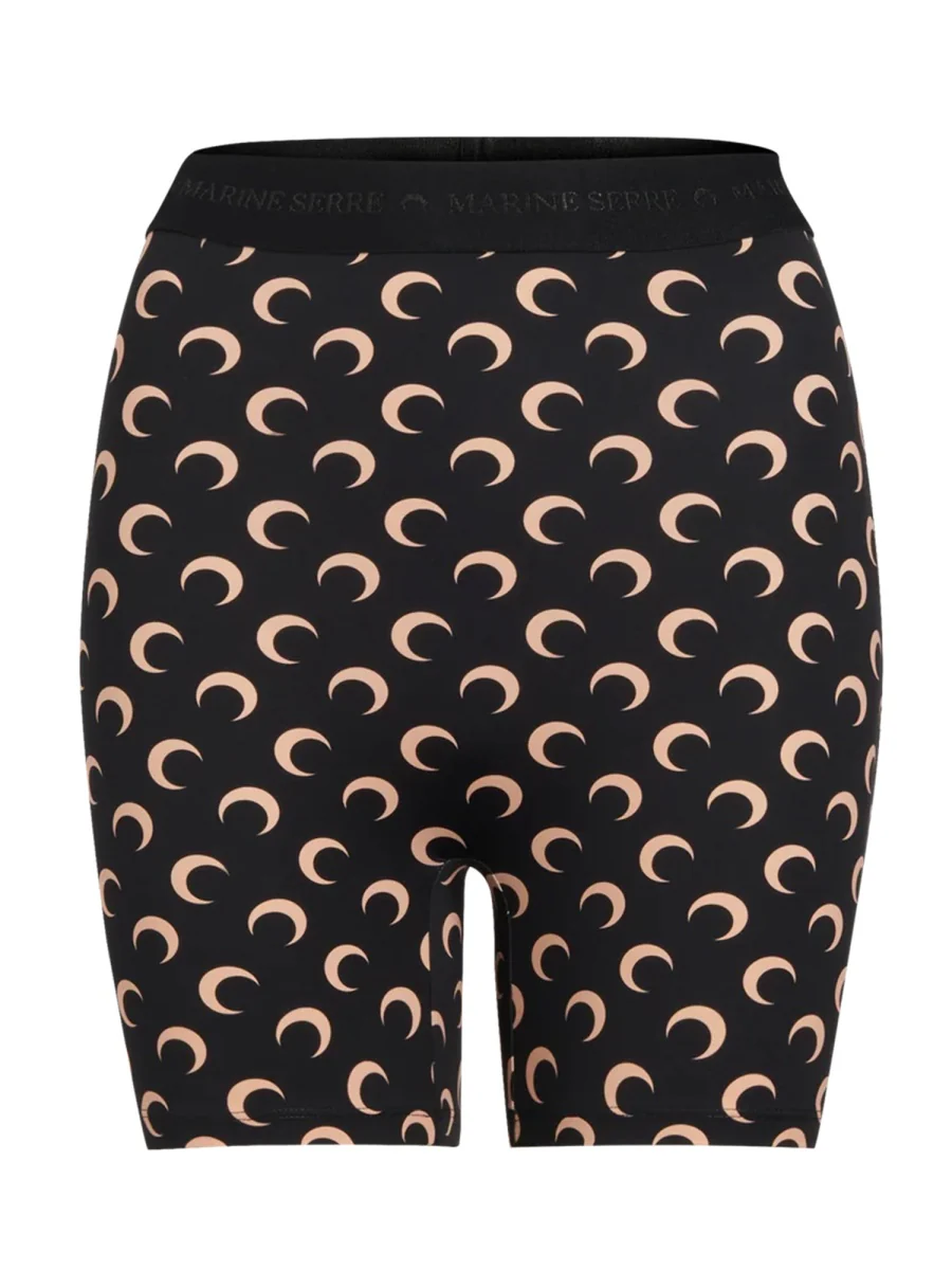 MARINE SERRE Moon Printed Jersey Biker Shorts