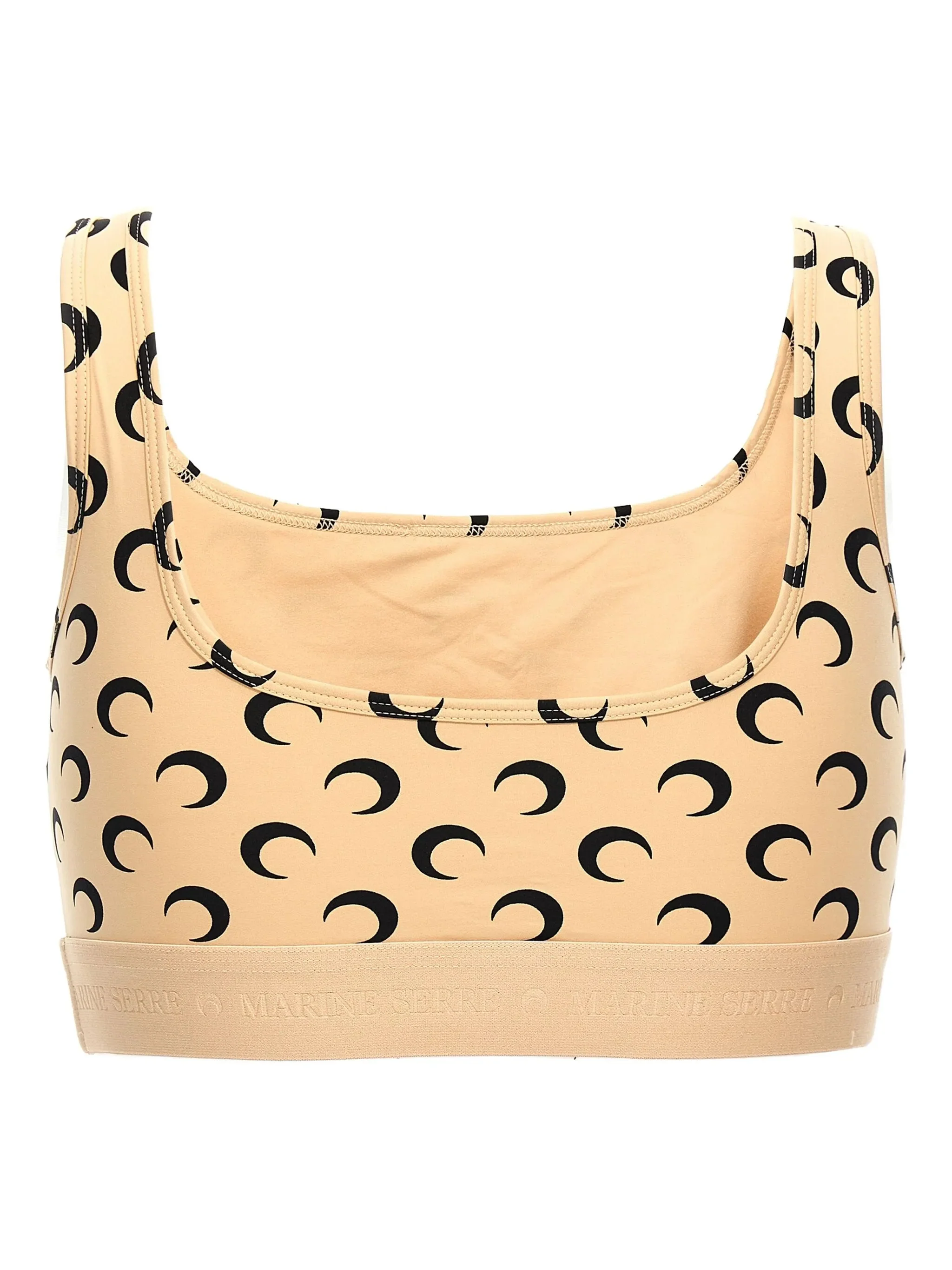 Marine Serre Reinforced Hem Moon Print Mini Dress - Image 2