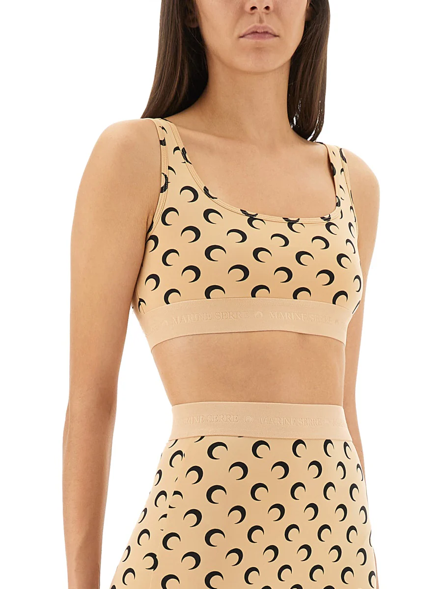 Marine Serre Slim Fit Mini Bra Top - Image 6
