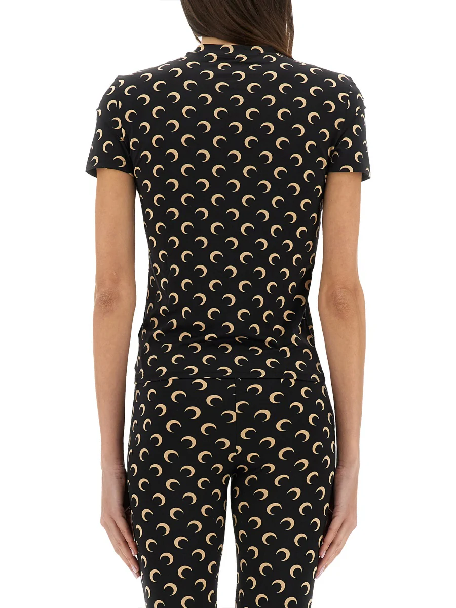 Marine Serre Slim Fit Moon T-Shirt - Size S - Image 7