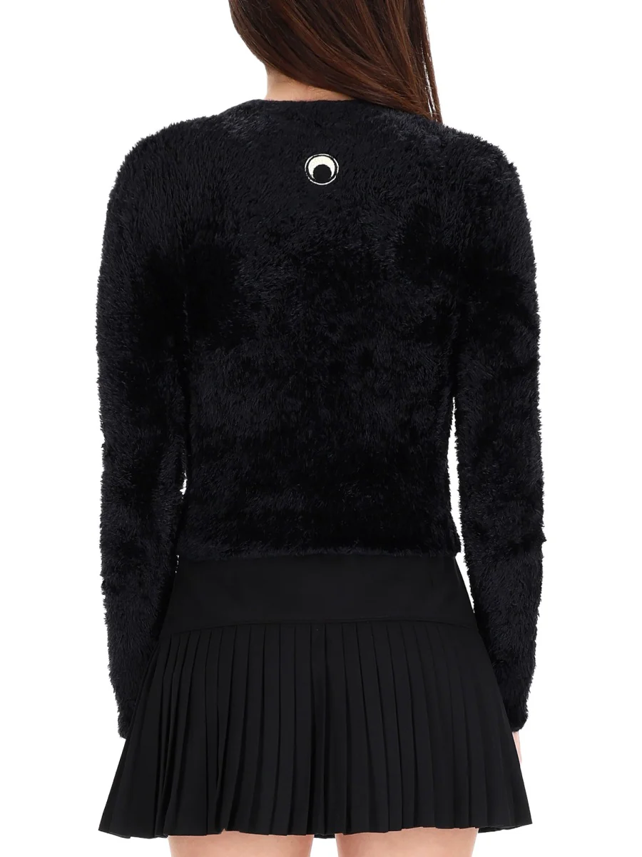 Marine Serre Wild Fluffand Mini Sweater - Women's Size M - Image 3