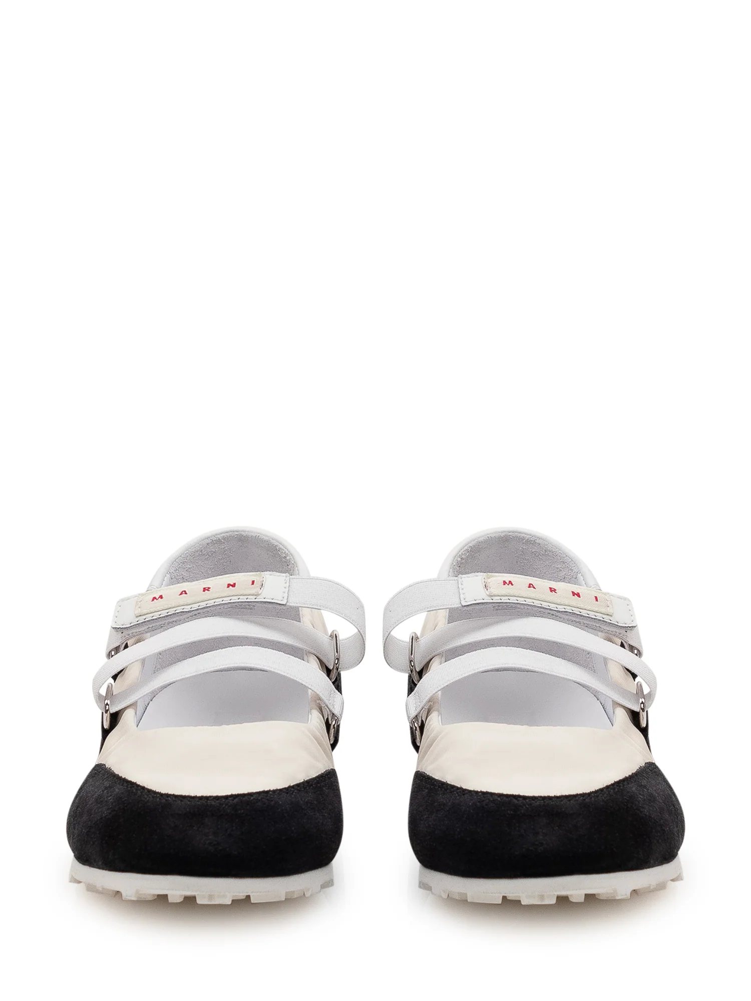 Marni Ballet Flats with Double Strap and Chic Inserts - Image 2
