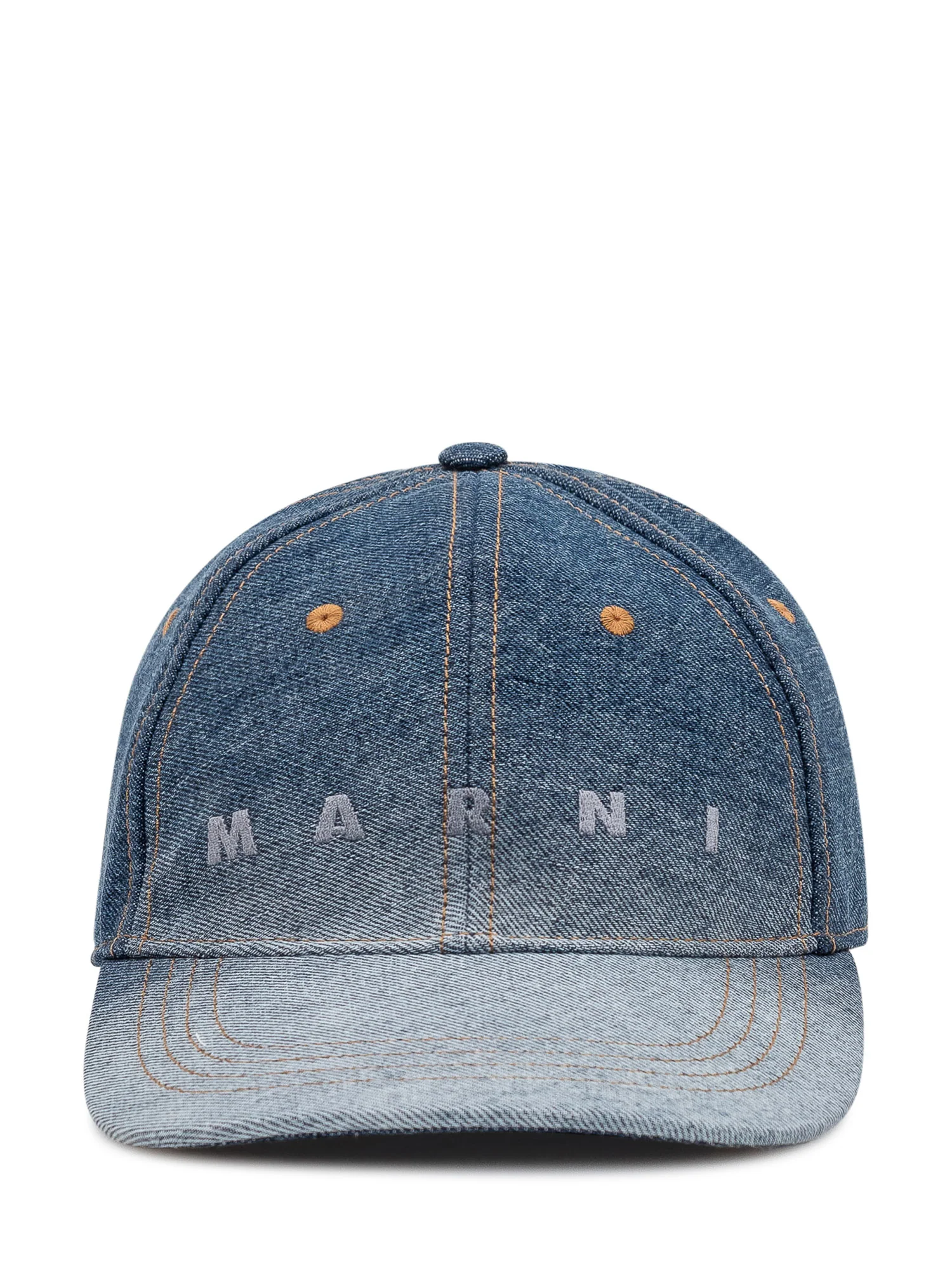 Marni Embroidered Logo Curved Visor Hat