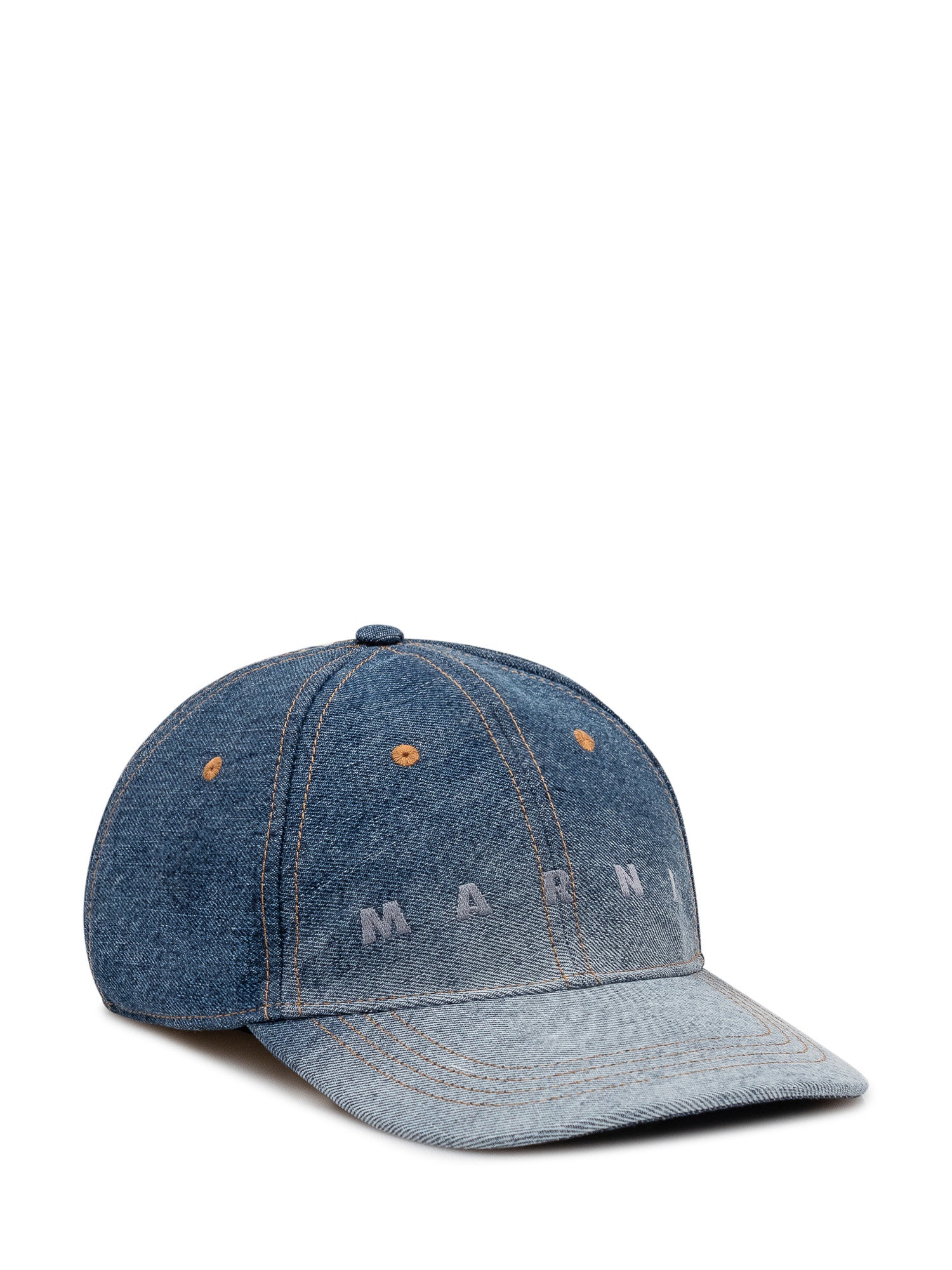 Marni Embroidered Logo Curved Visor Hat - Image 2