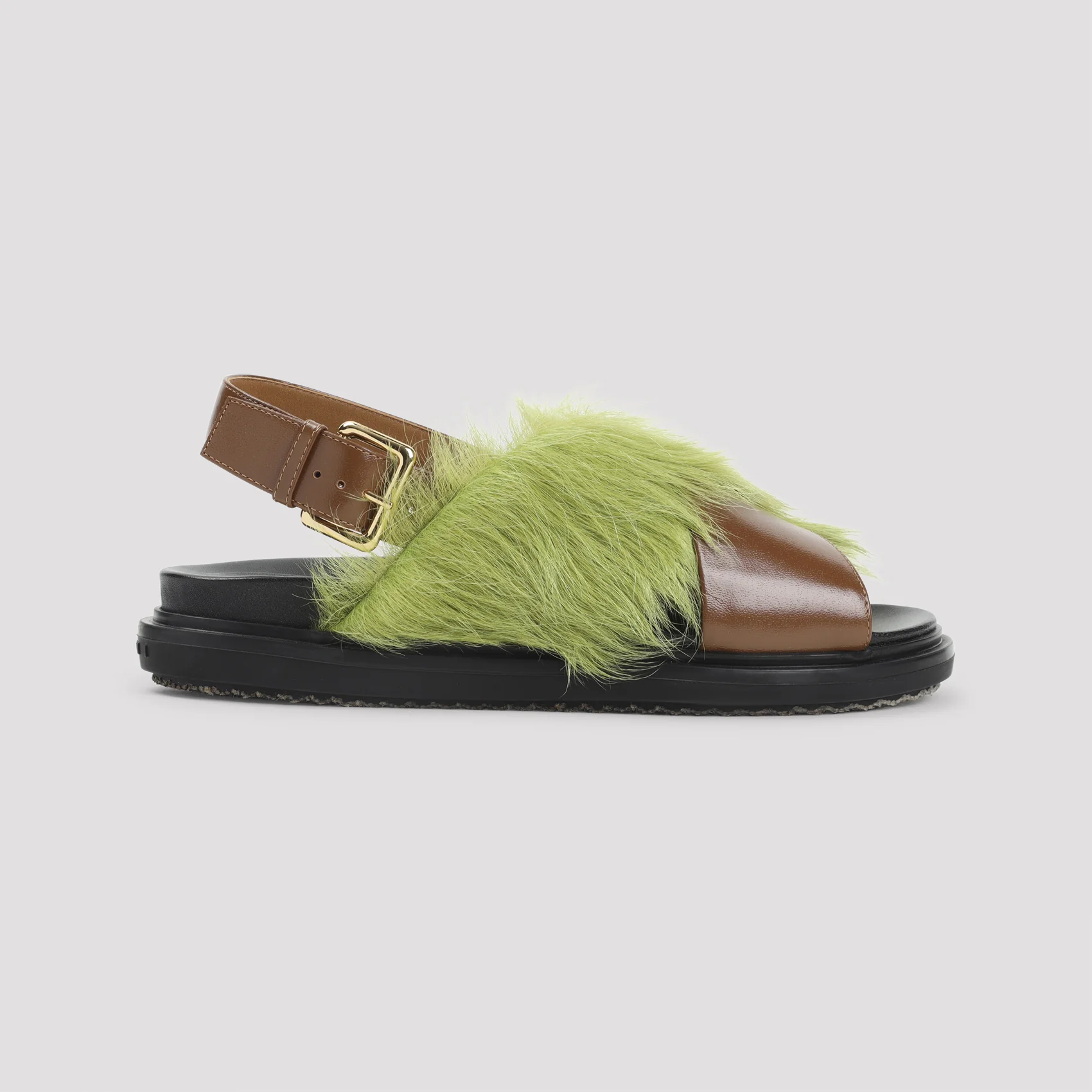 Marni Fussbett Ovine Leather Sandals - Image 3