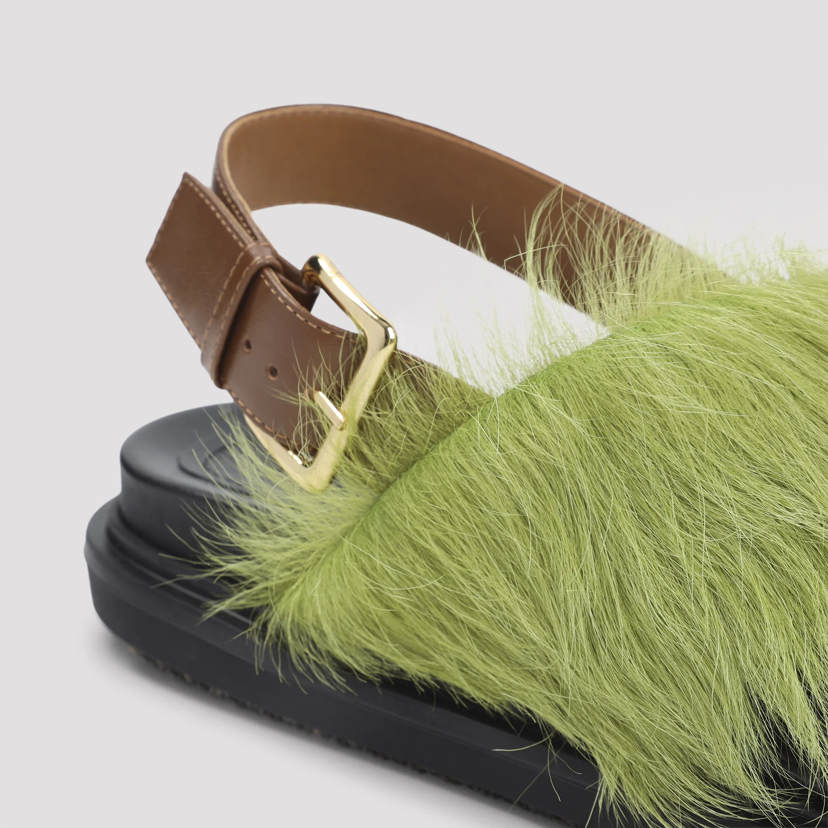 Marni Fussbett Ovine Leather Sandals - Image 6