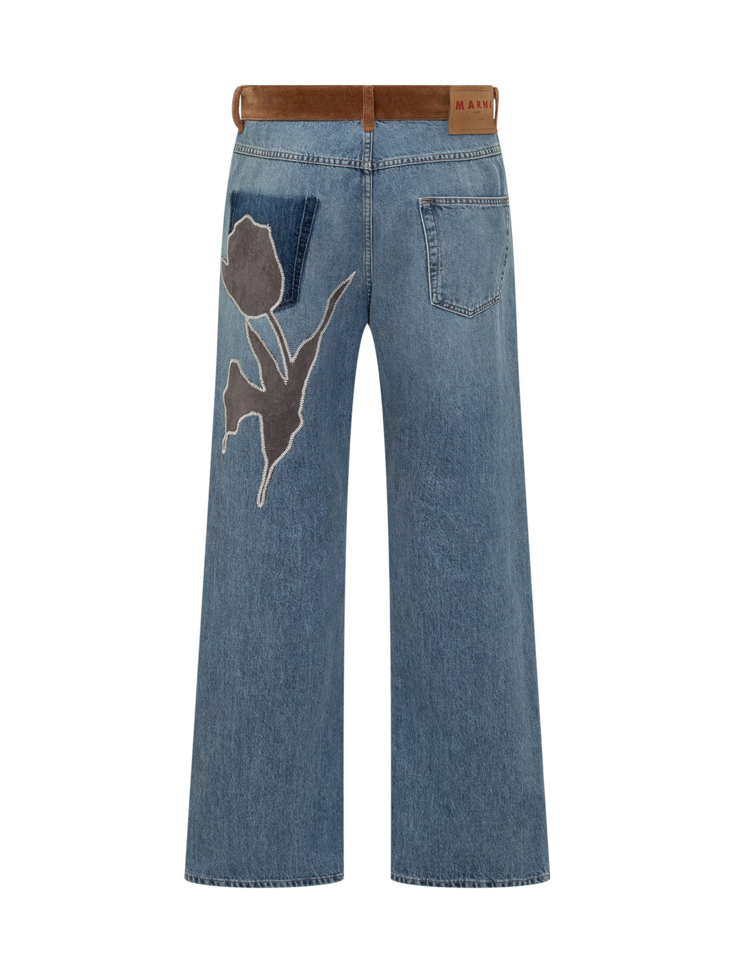 Marni Gamba Mini Denim Jeans - Image 2