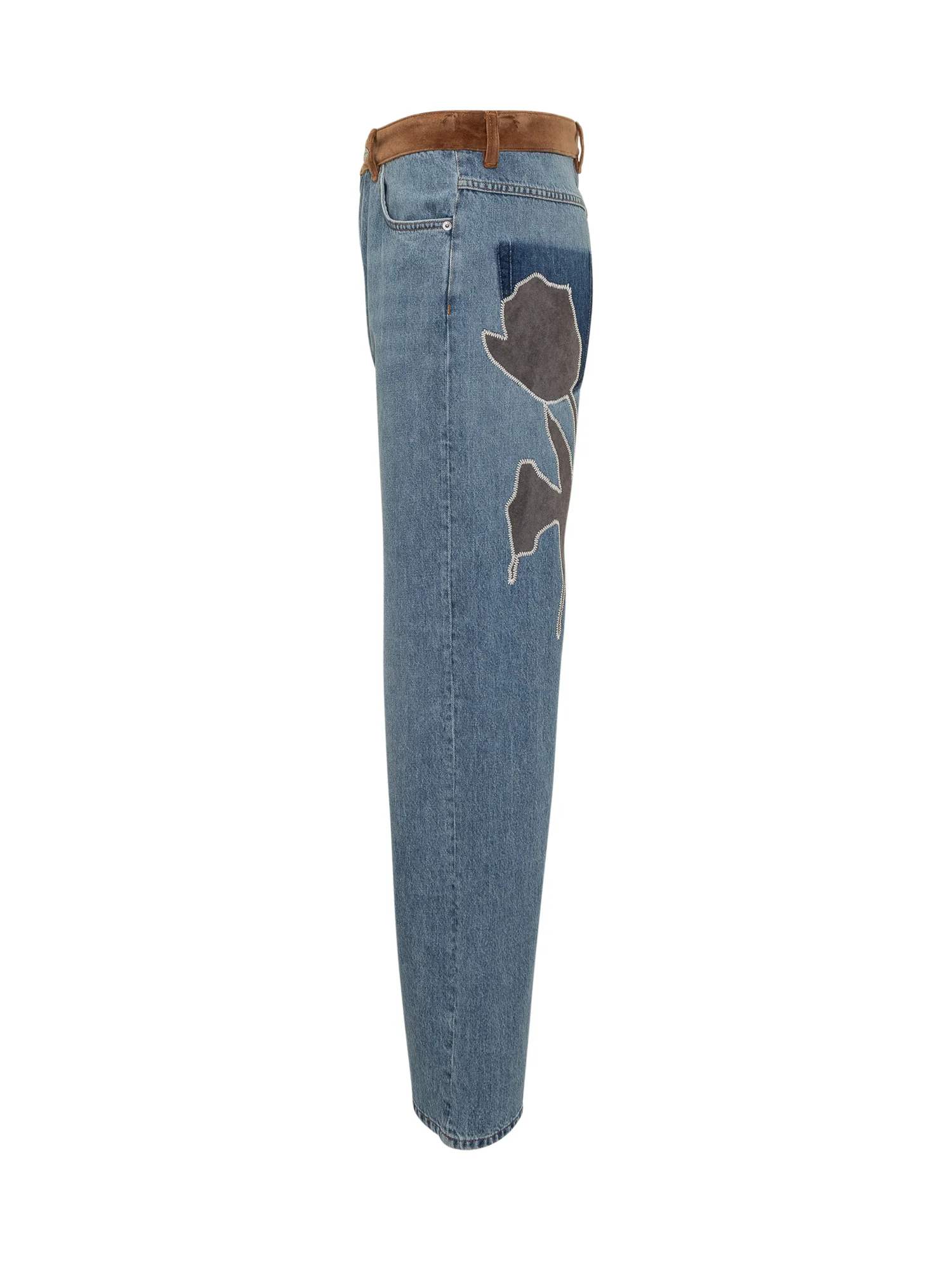 Marni Gamba Mini Denim Jeans - Image 3