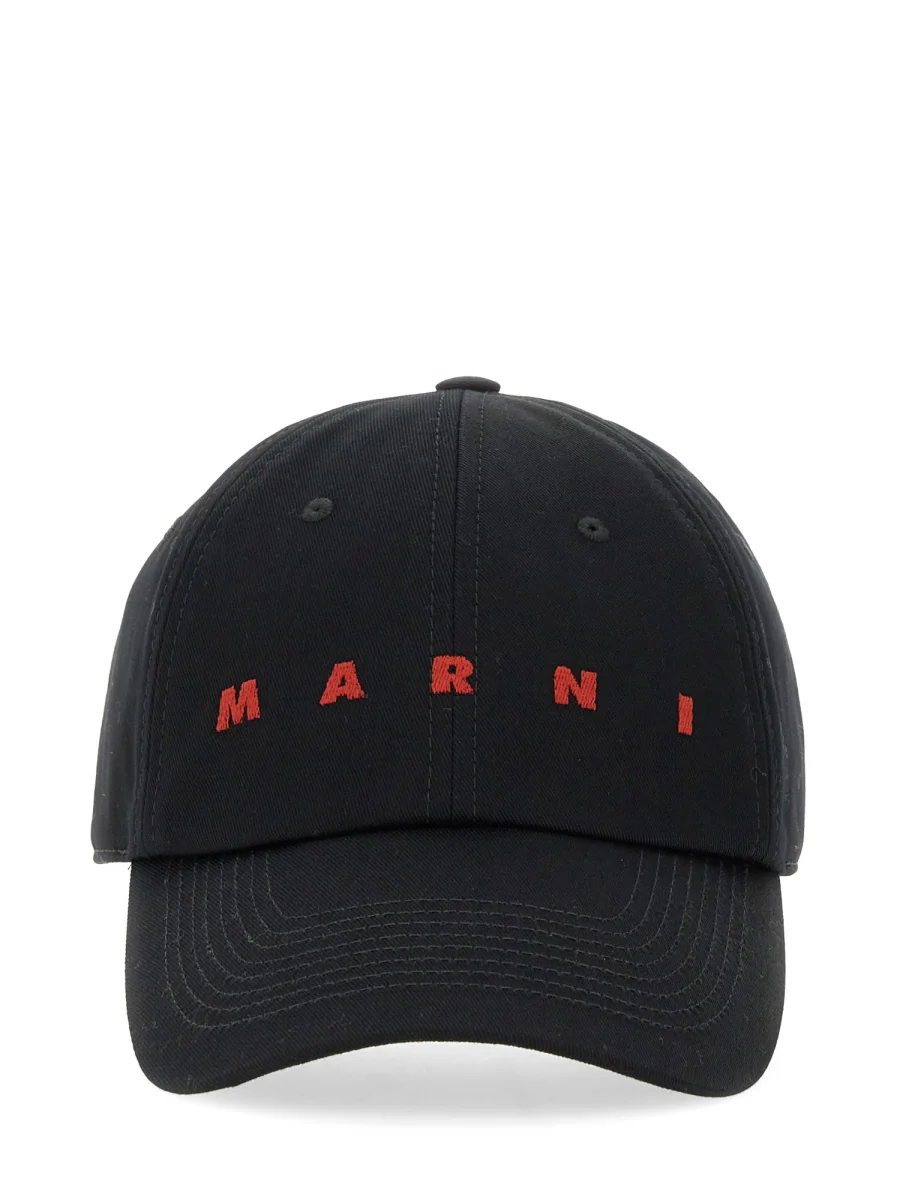 MARNI Logo-embroidered Baseball Cap