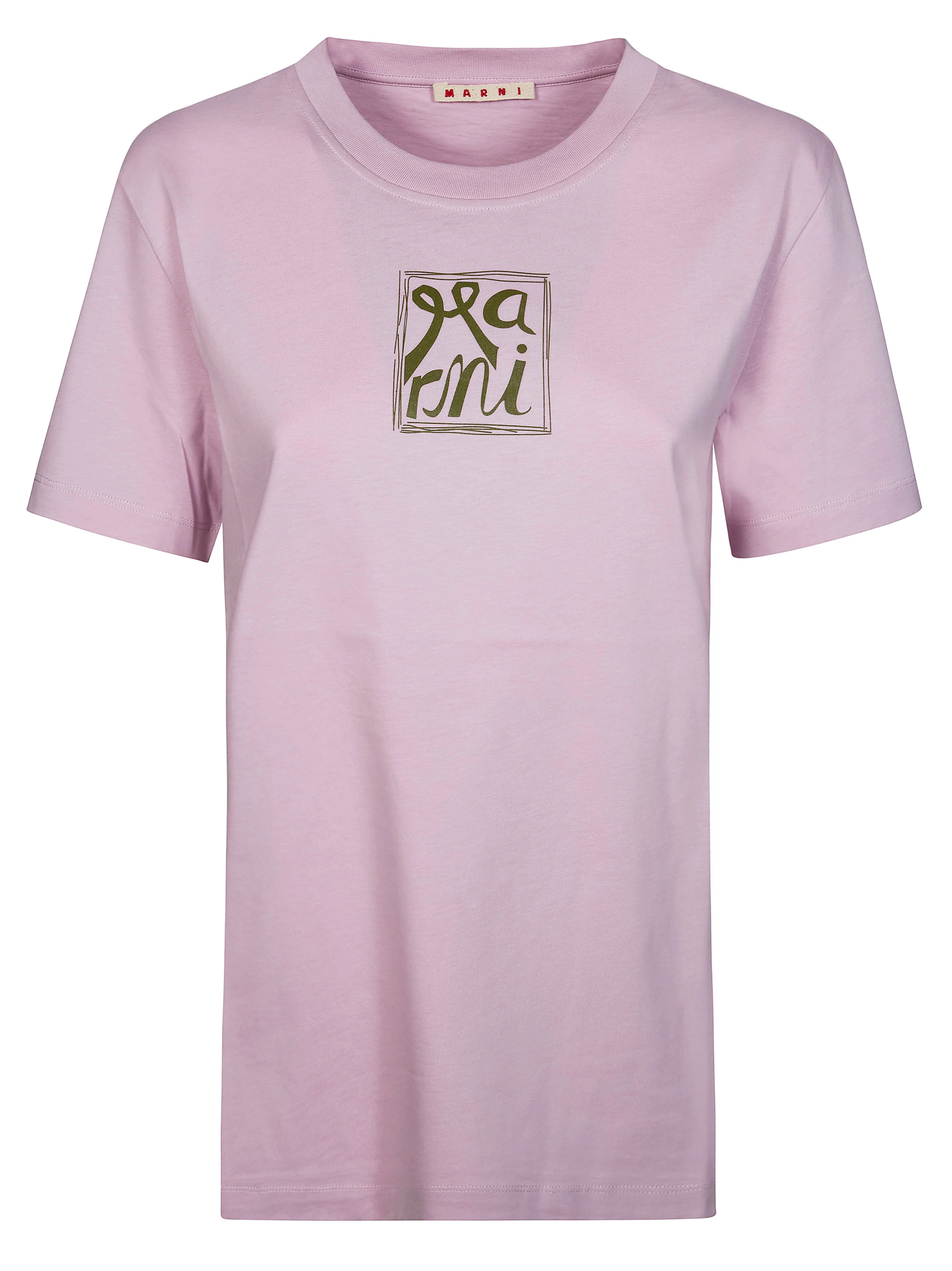 Marni Logo on the Chest Cotton T-shirt