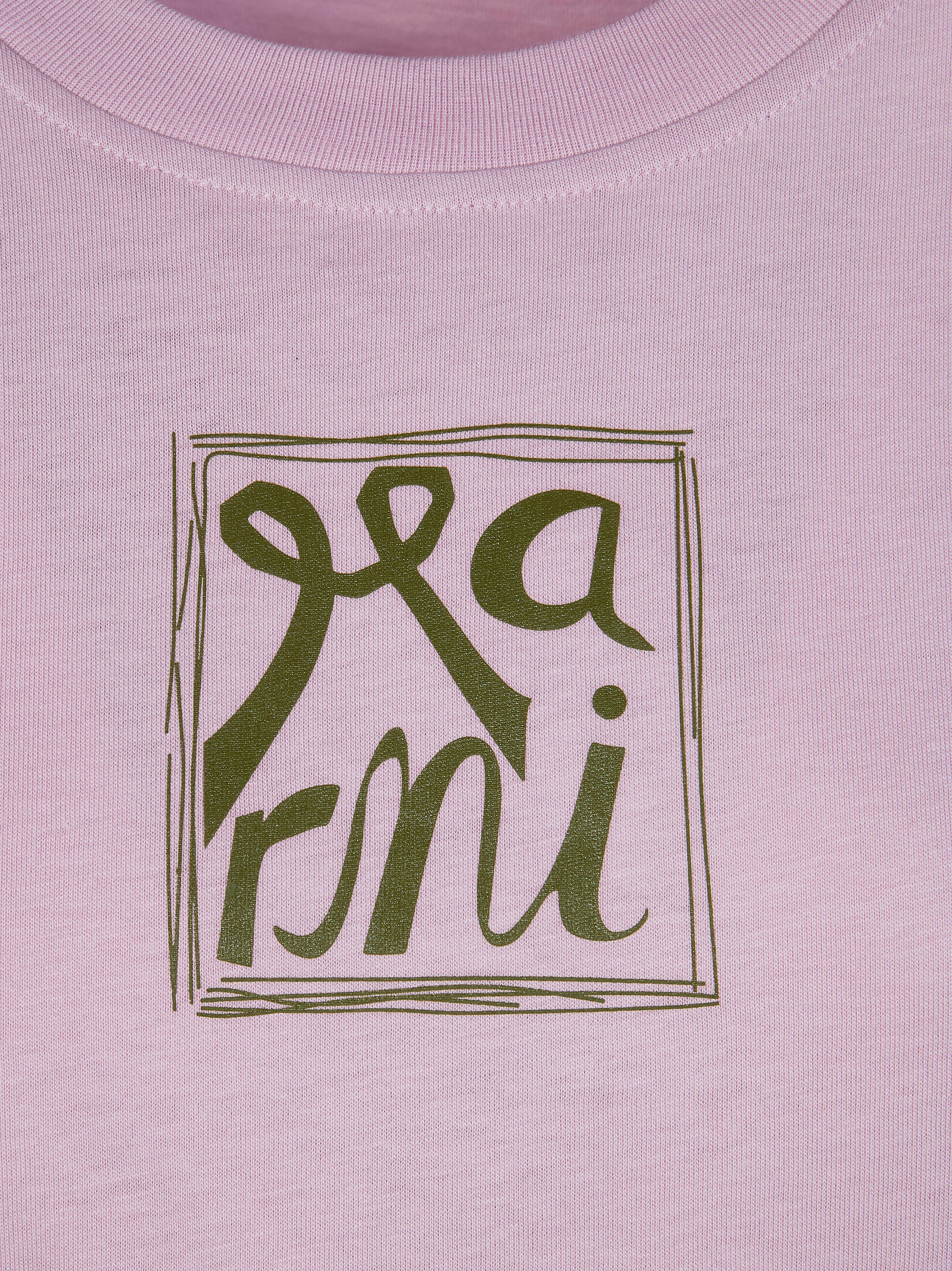 Marni Logo on the Chest Cotton T-shirt - Image 3