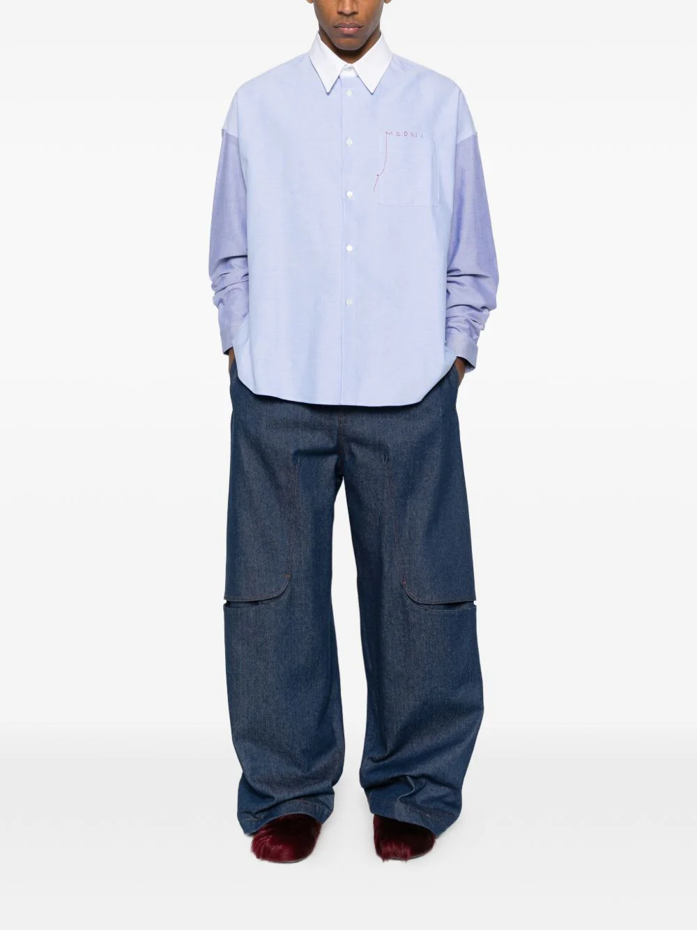 Marni Men's Cotton Woven Shirt - Mini Fit - Image 2