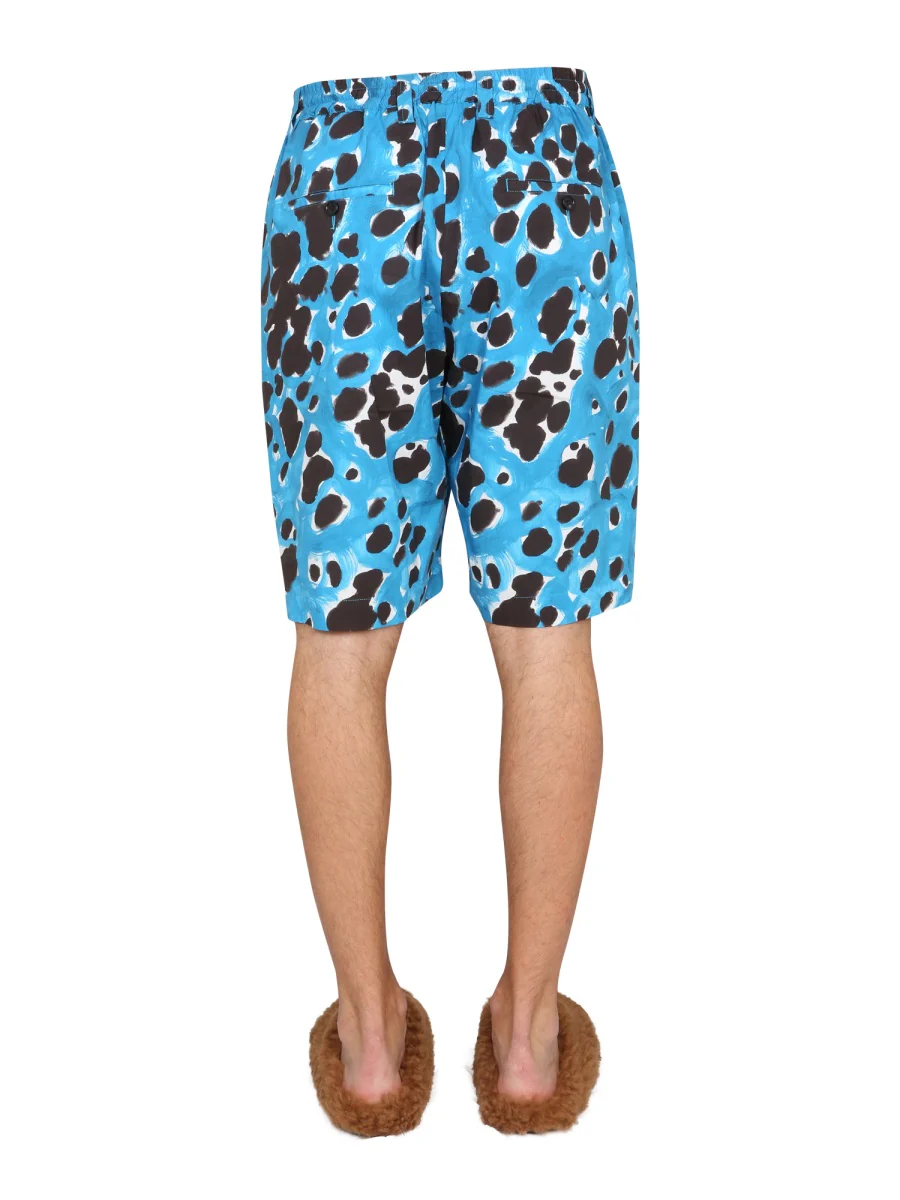 Marni Men's Mini Bermuda Shorts with Pop Dots - Image 4