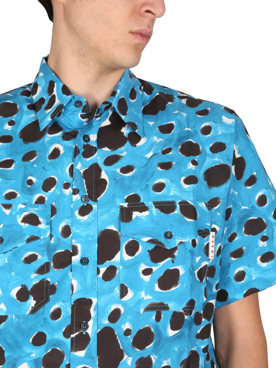 Marni Men's Pop Dots Print Shirt - Image 4
