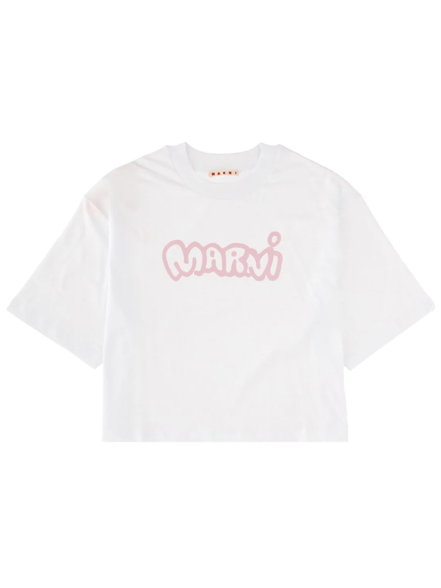 MARNI Organic Cotton T-shirt with Logo