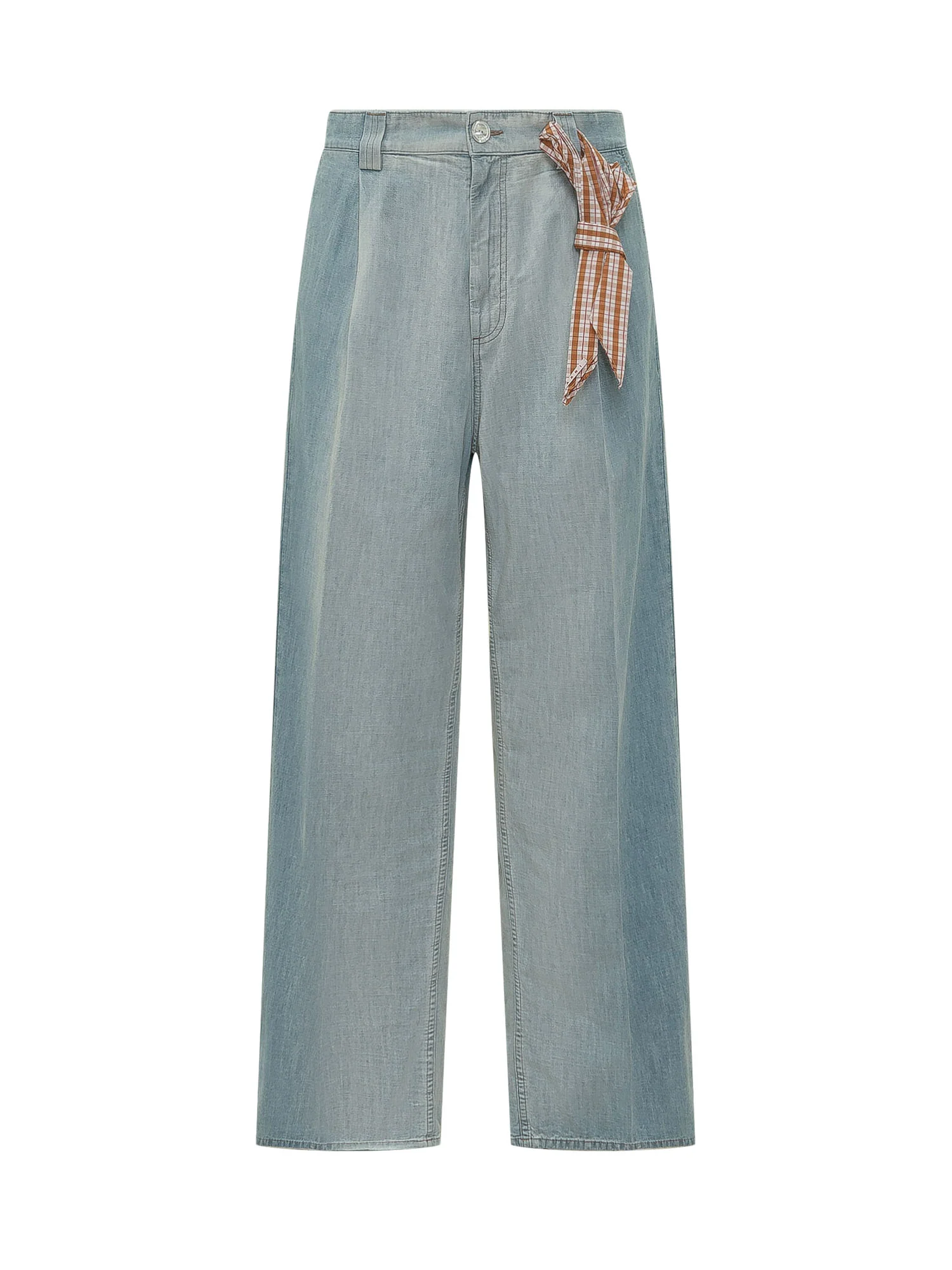 Marni Painted Trousers with Belt