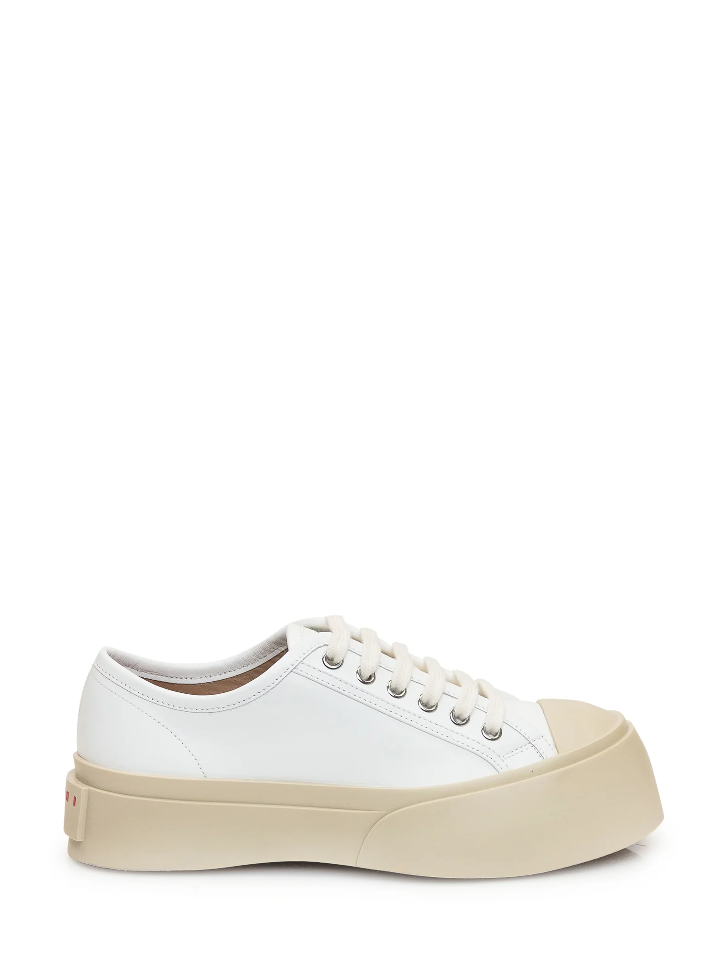 Marni Refined Leather Sneakers - Image 5