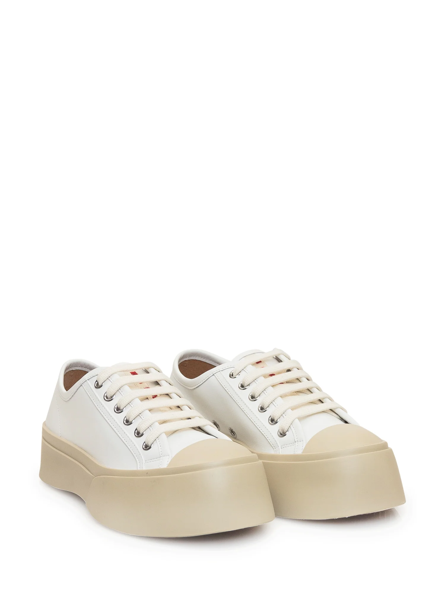 Marni Refined Leather Sneakers - Image 6