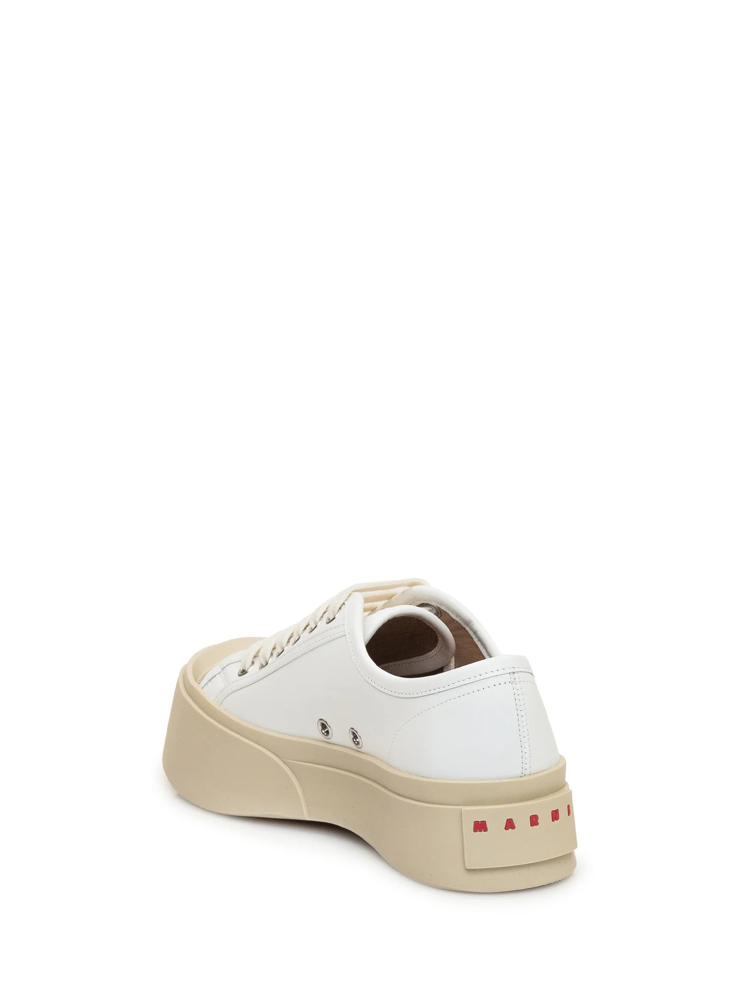 Marni Refined Leather Sneakers - Image 7