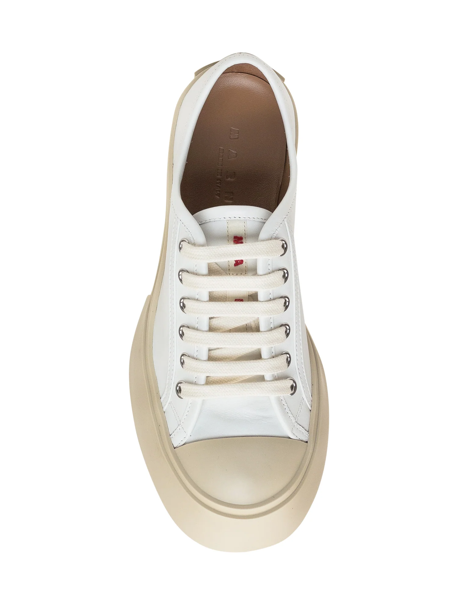 Marni Refined Leather Sneakers - Image 8