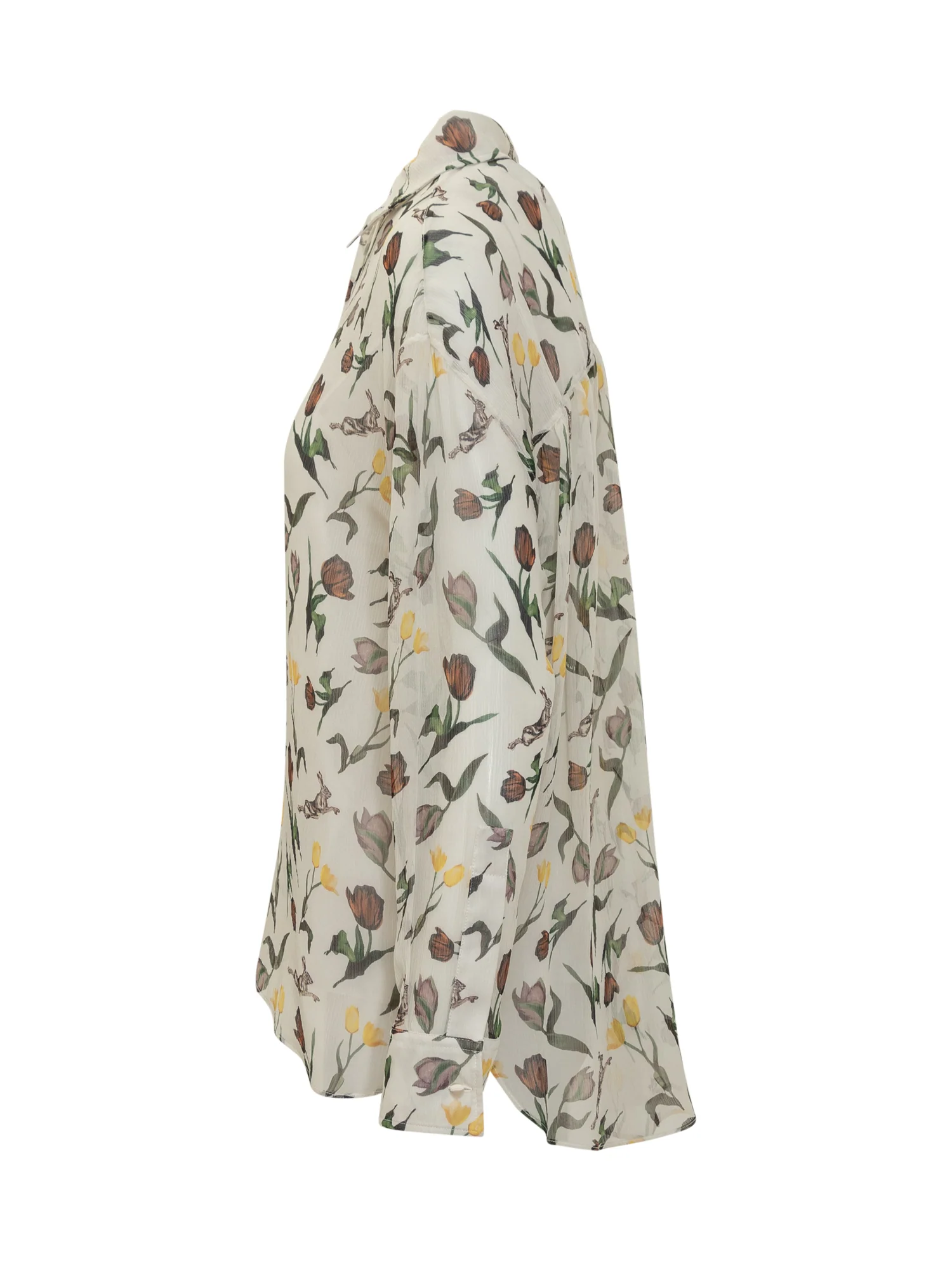 Marni Silk Button-Up Shirt - FW25 Collection - Image 3