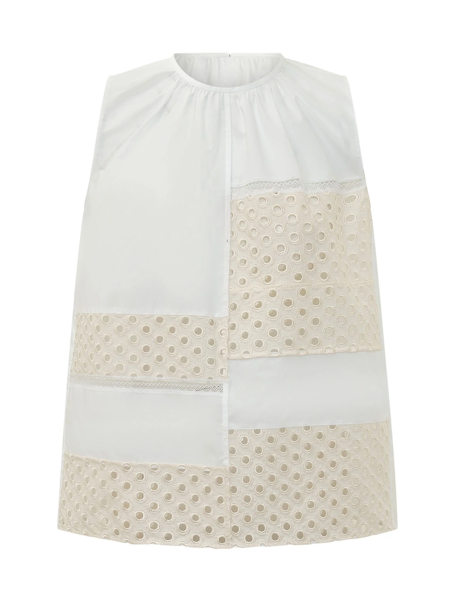 Marni Sleeveless Embroidered Insert Top