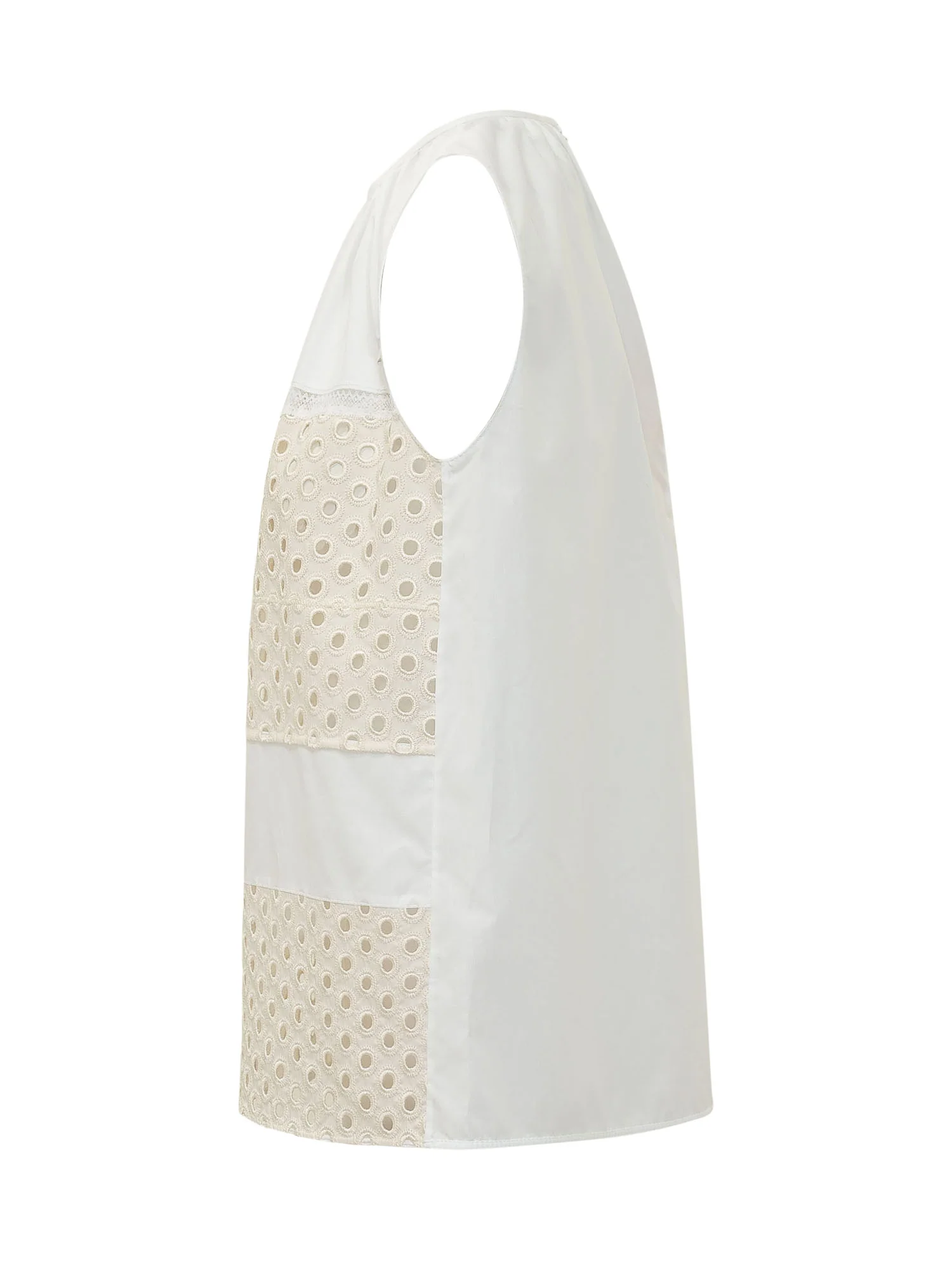 Marni Sleeveless Embroidered Insert Top - Image 3