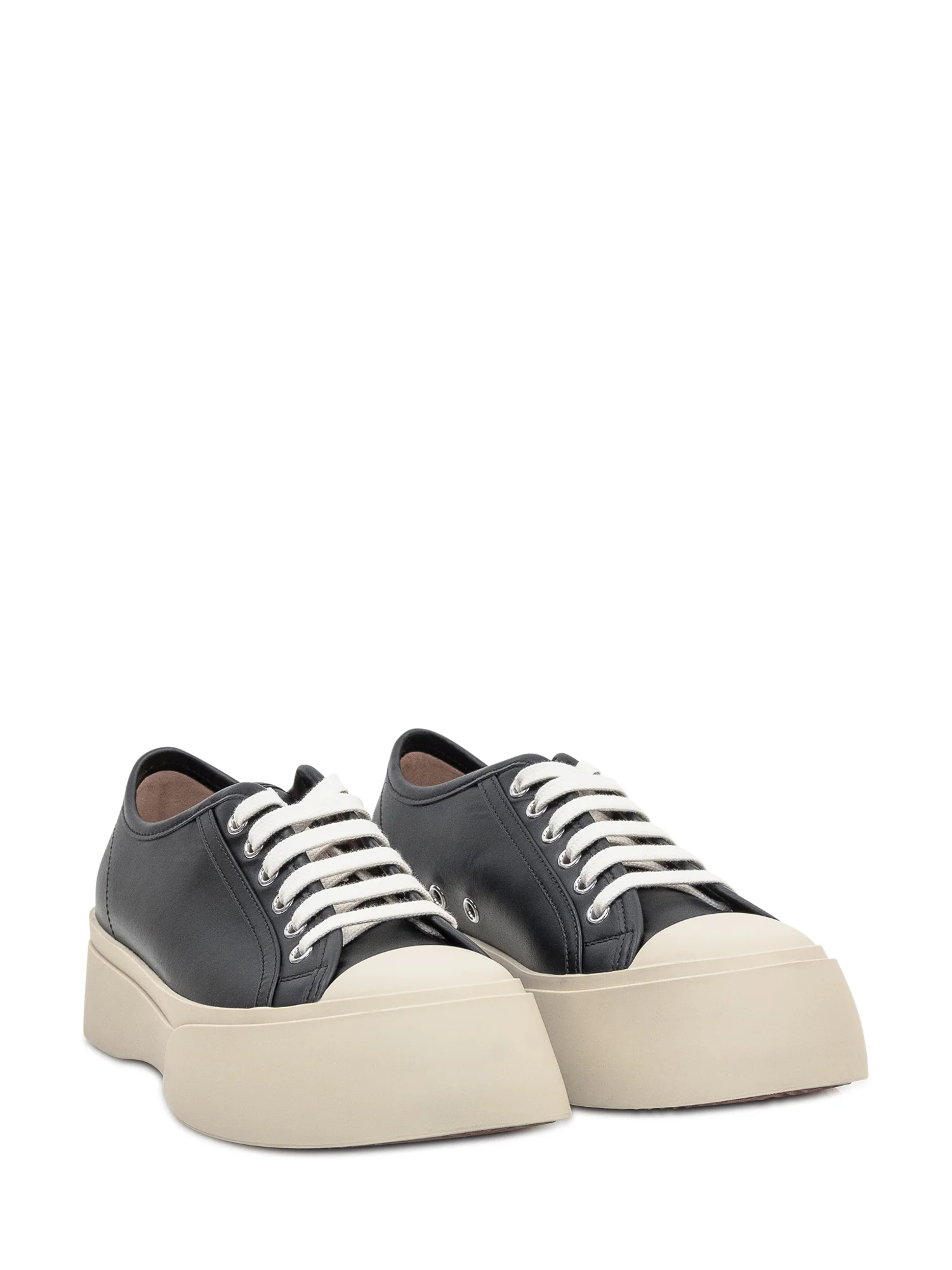 Marni Stylish Paintblock Leather Sneakers - Image 2