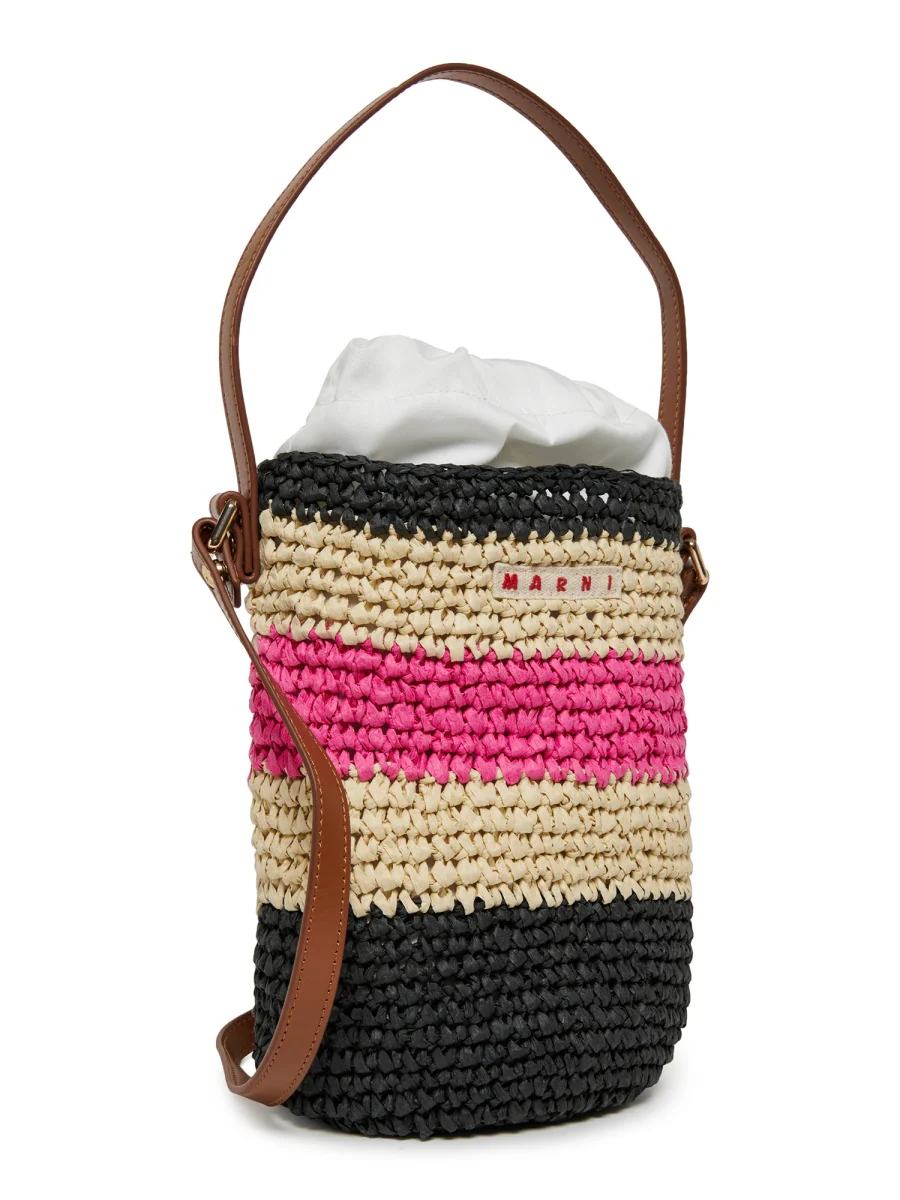 MARNI Tea Bag Shoulder Bag with Logo - Image 3
