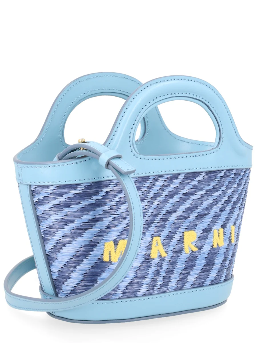 MARNI Wavy Raffia-effect Tropicalia Micro Bag - Image 3