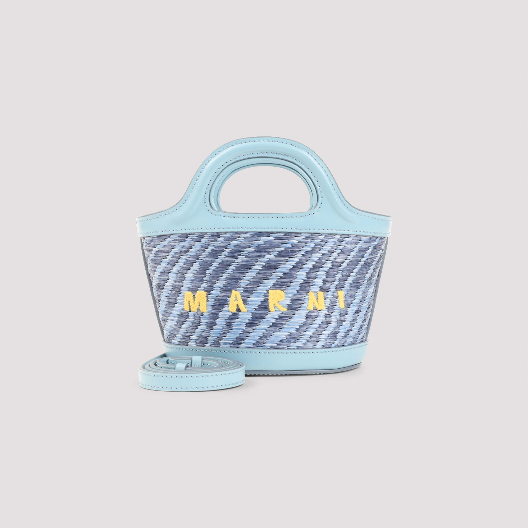 MARNI Wavy Raffia-effect Tropicalia Micro Bag - Image 5