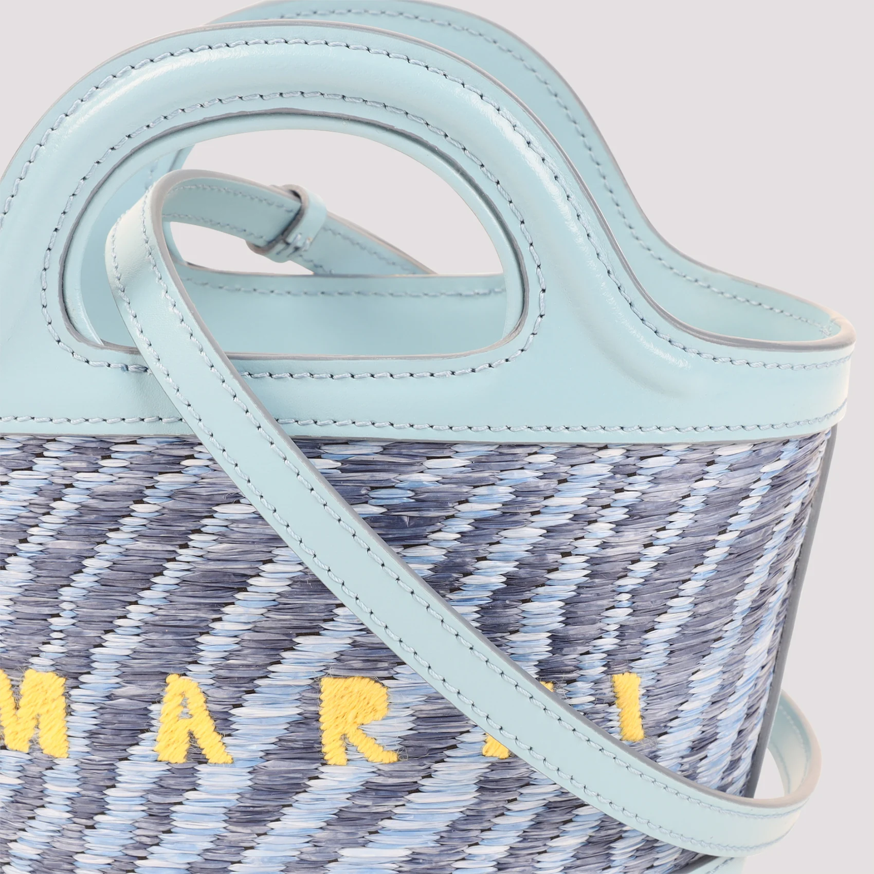 MARNI Wavy Raffia-effect Tropicalia Micro Bag - Image 7