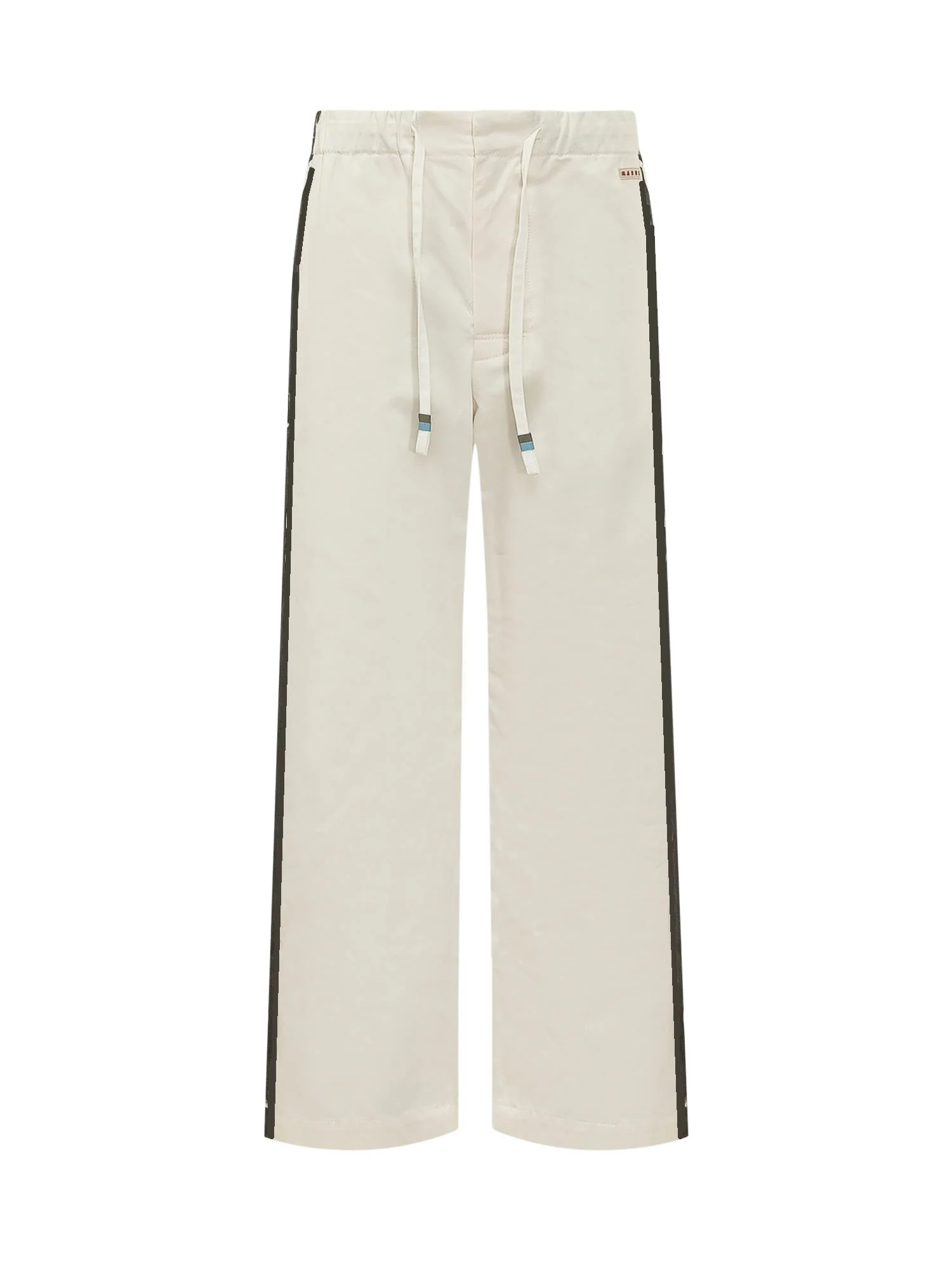 Marni Wide Leg Trousers with Bold Paint Pattern
