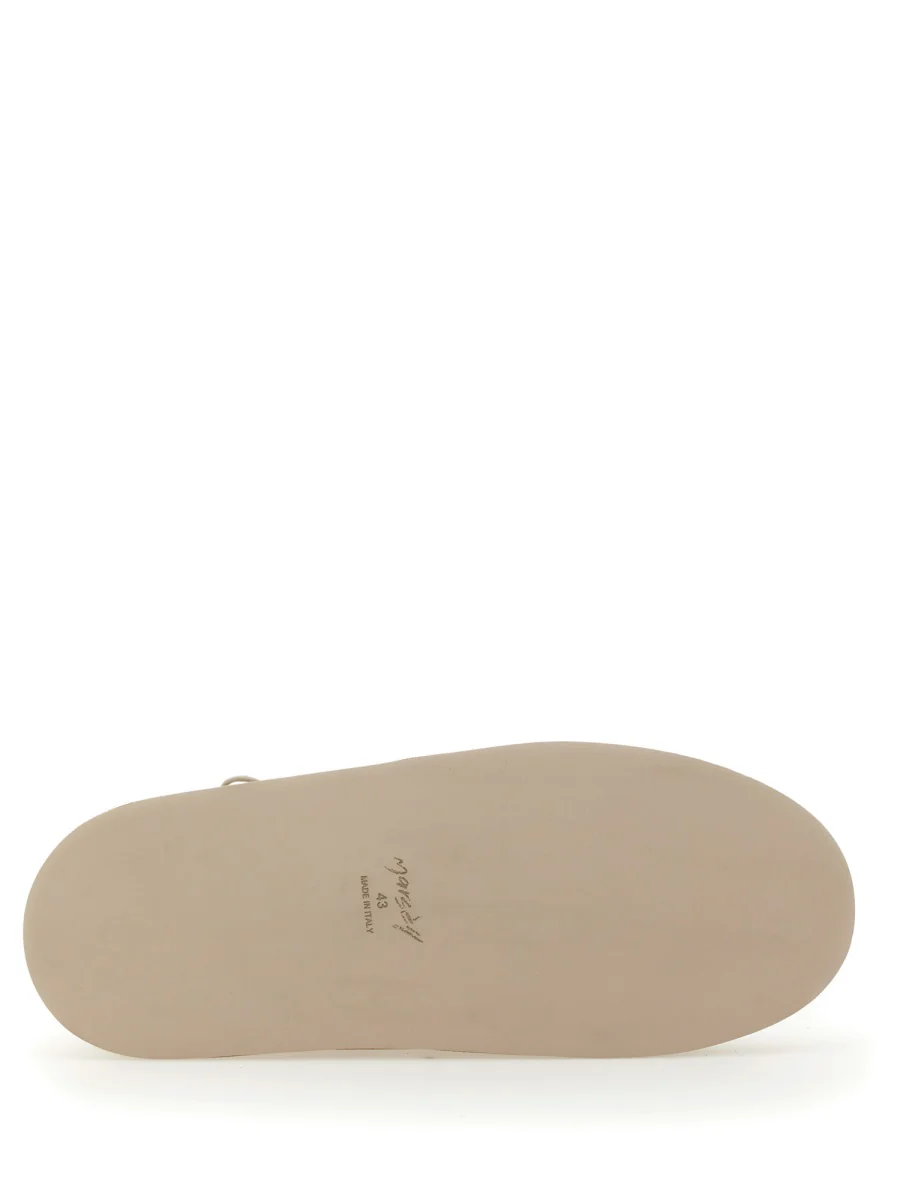 MARSÈLL Pebbled Leather Platform Derby Shoes - Image 5