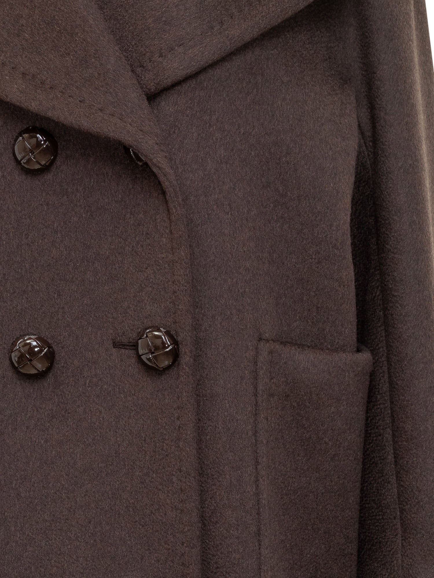 Max Mara Atelier Elegant Cashmere Double-Breasted Jacket - Image 4