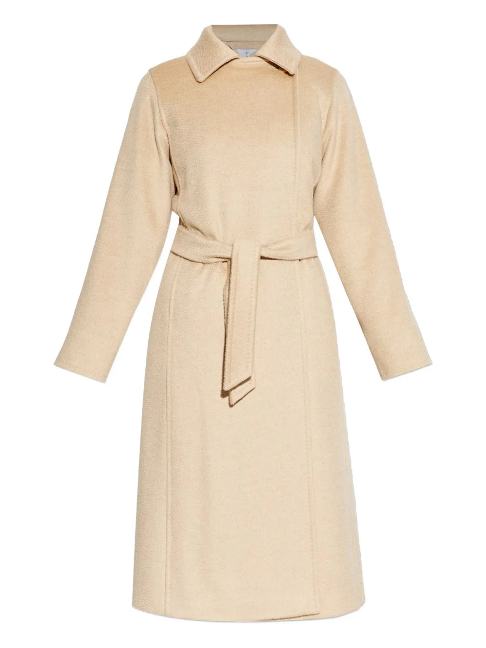 Max Mara Classic Camel Jacket with Adjustable Belt