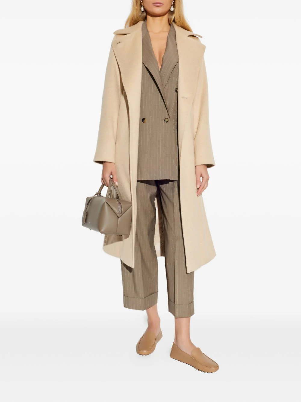 Max Mara Classic Camel Jacket with Adjustable Belt - Image 4