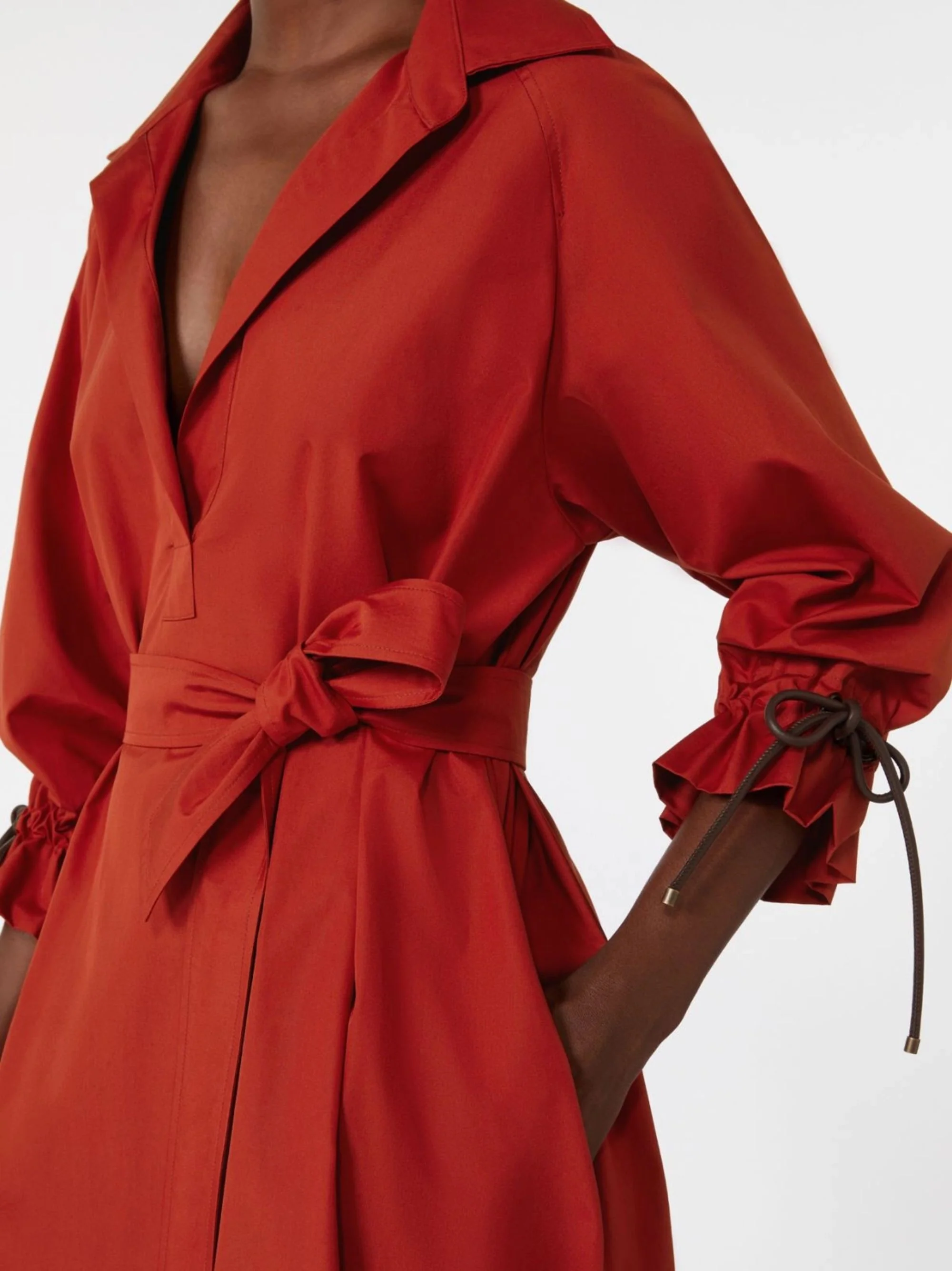 Max Mara Cotton Bull Denim Shirt Dress - Image 4