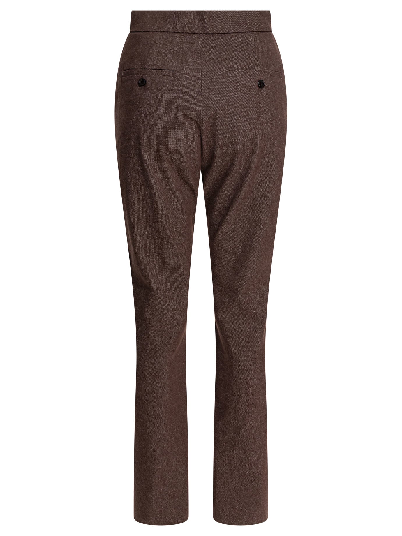 Max Mara Cropped High-Waist Denim-Effect Trousers for Women - Image 2