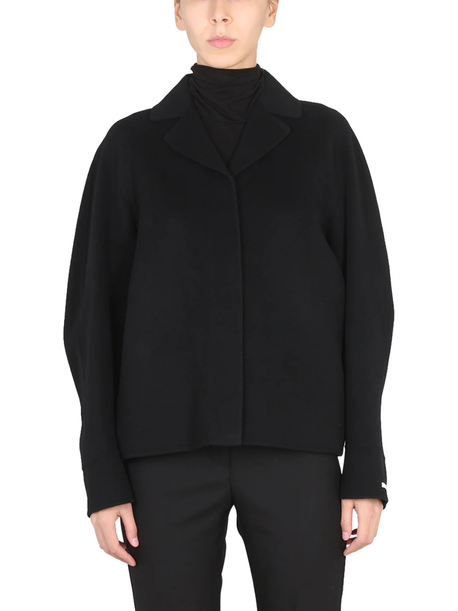 MAX MARA Double-breasted Pure-wool Cropped Coat