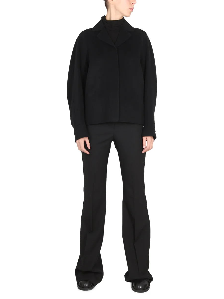 MAX MARA Double-breasted Pure-wool Cropped Coat - Image 2