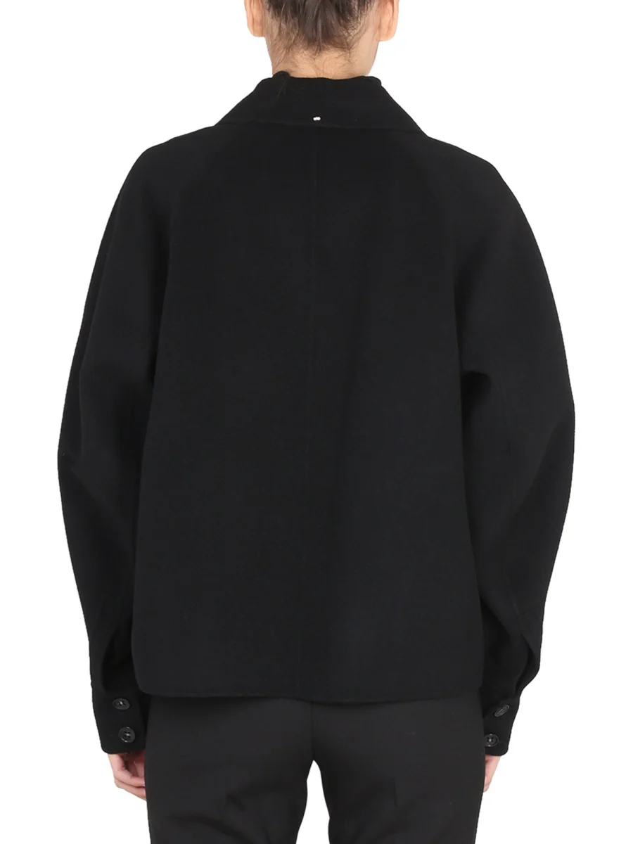 MAX MARA Double-breasted Pure-wool Cropped Coat - Image 3