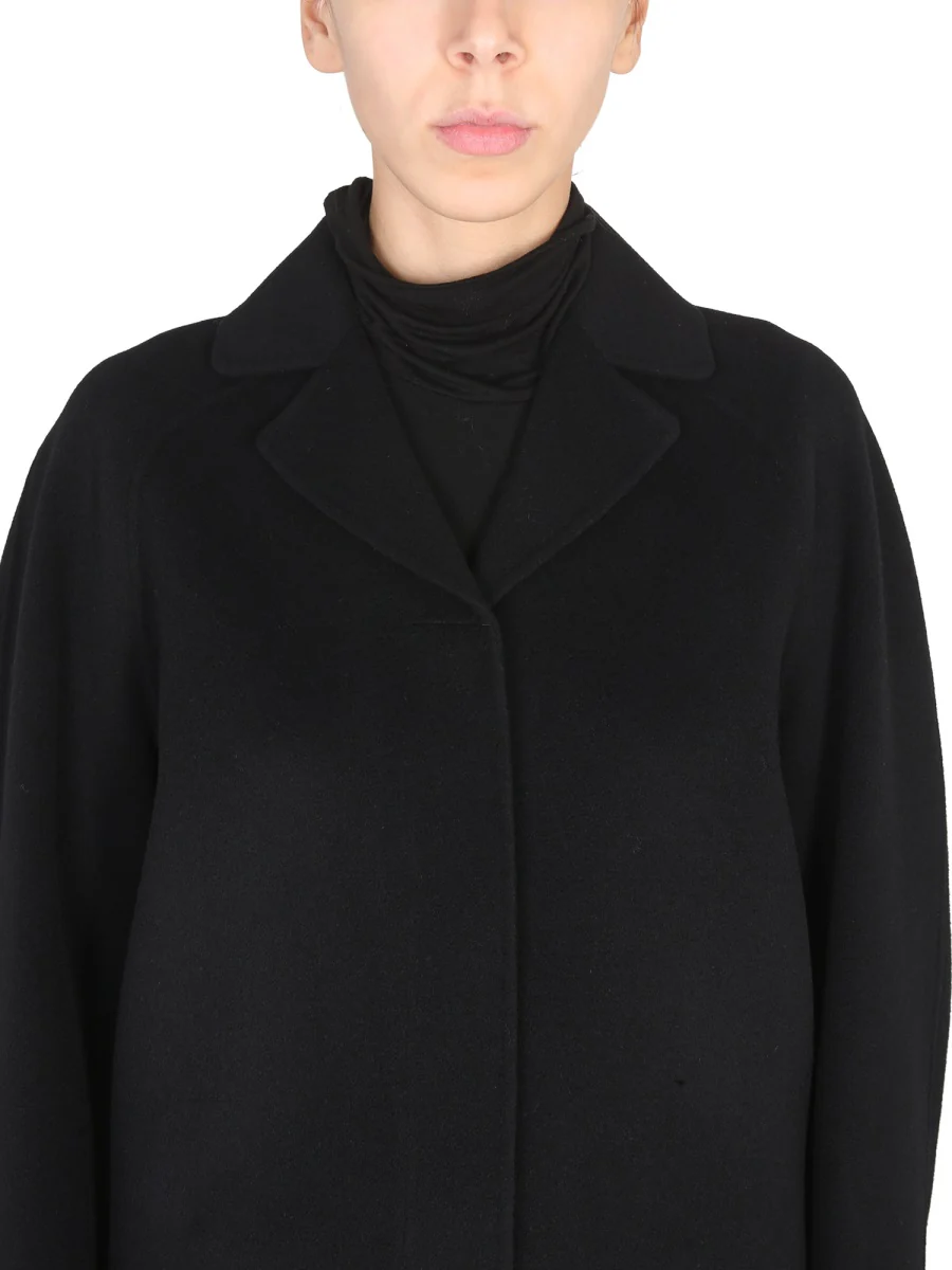 MAX MARA Double-breasted Pure-wool Cropped Coat - Image 4