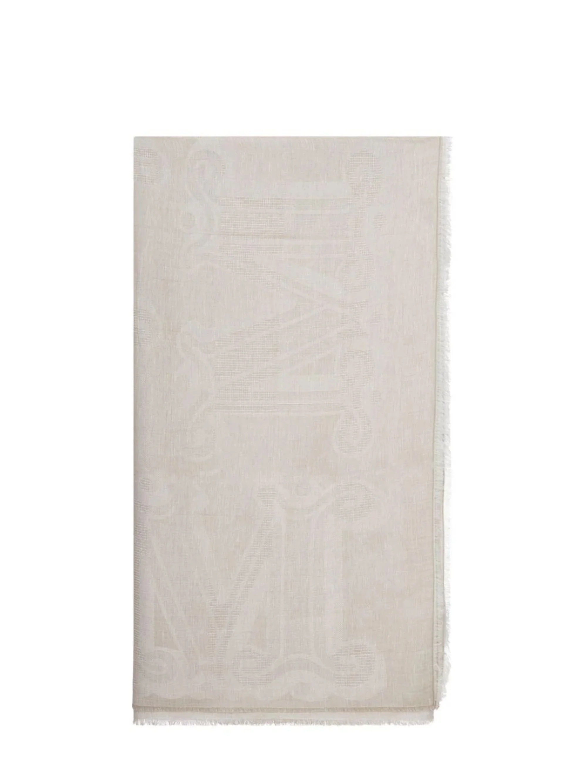 Max Mara Elegant Logo Scarf with Fringes - Women's Accessory - Image 2