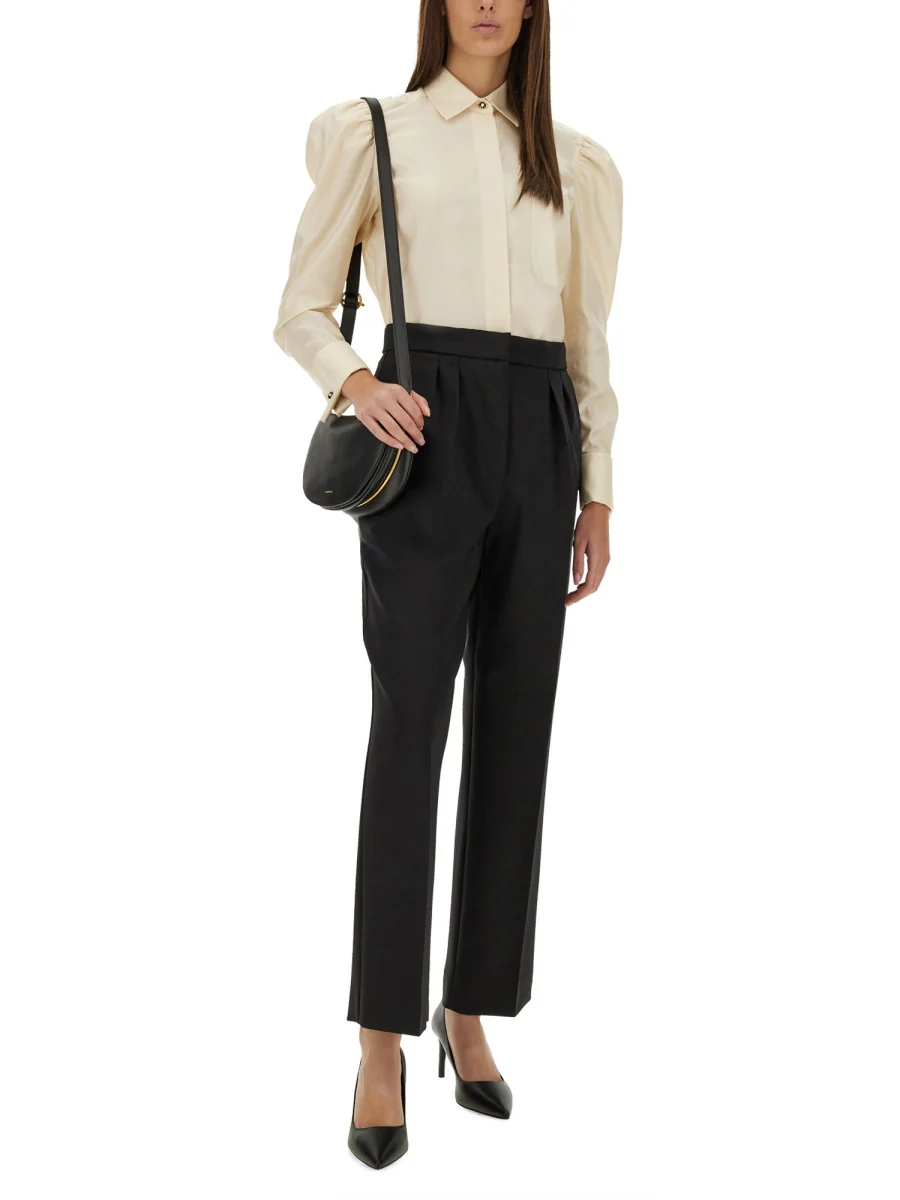 MAX MARA Faraday Gathered Cotton Shirt - Image 2